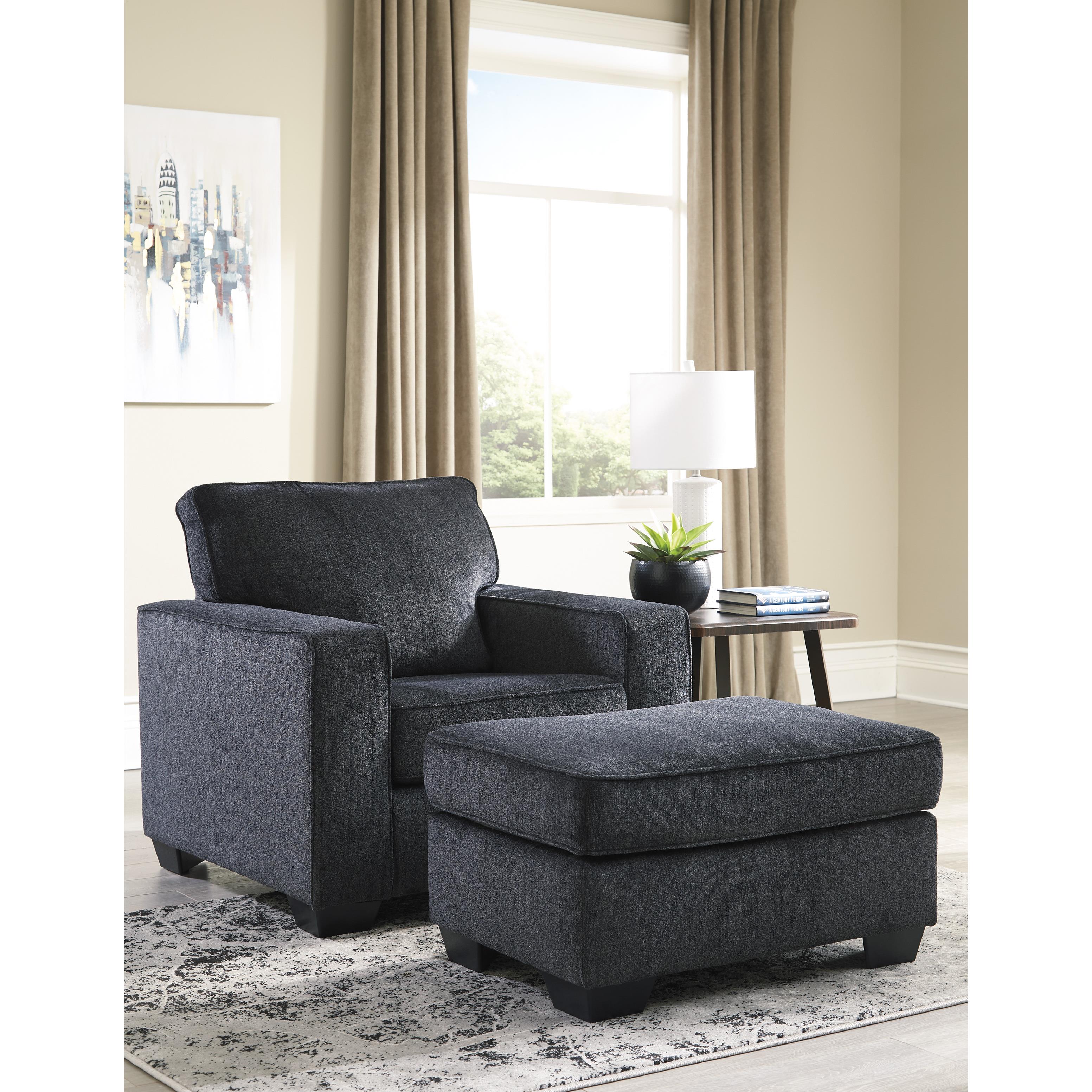 Signature Design by Ashley Altari 87213U2 Chair and Ottoman IMAGE 1