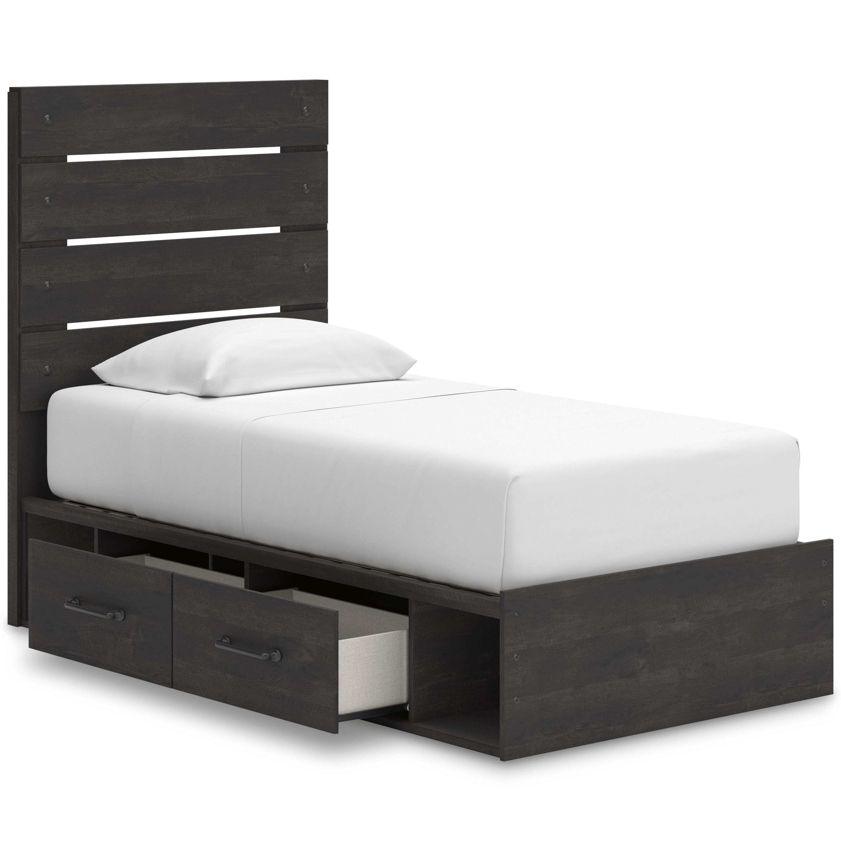 Signature Design by Ashley Hollivern PCB2108B17 Twin Panel Storage Bed IMAGE 2