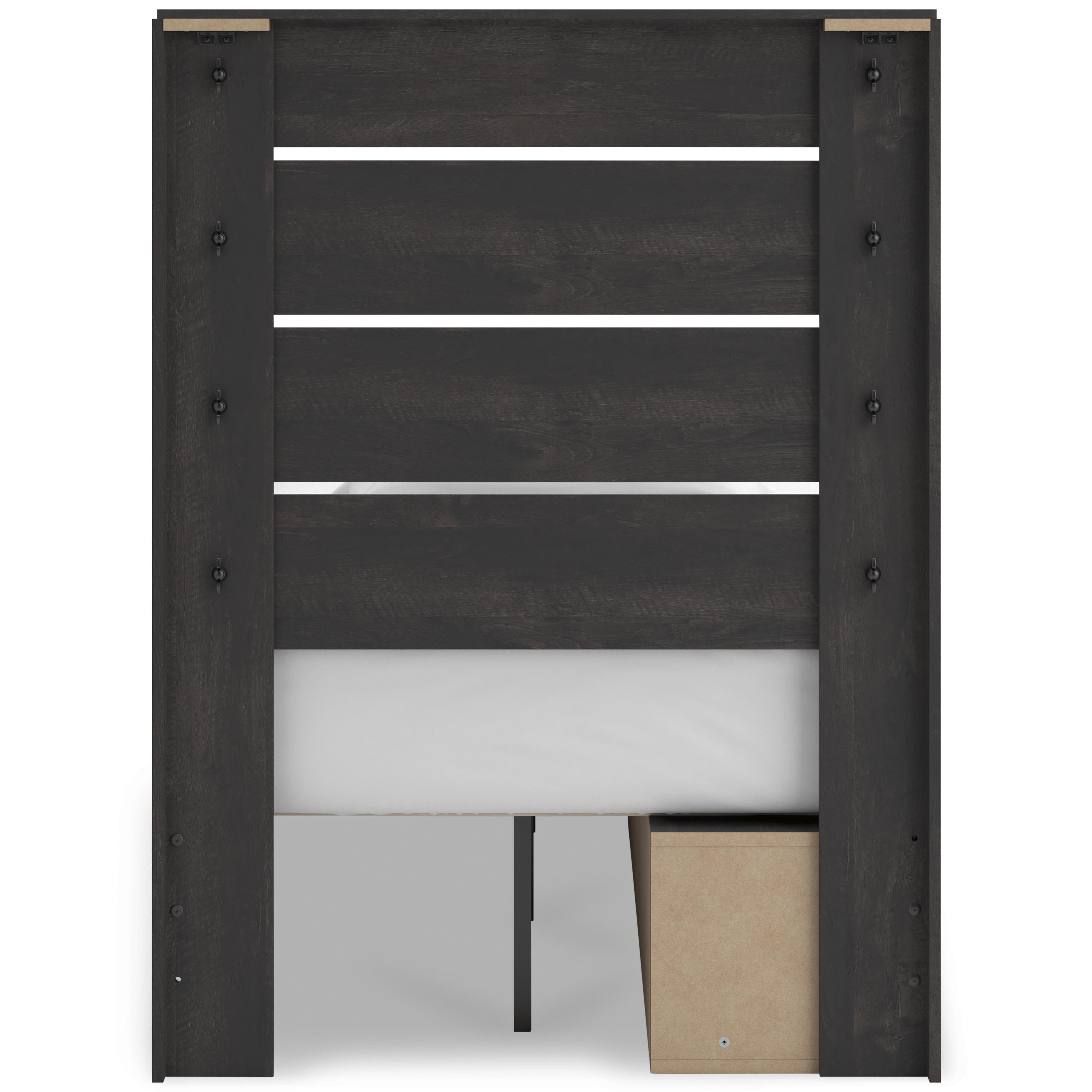 Signature Design by Ashley Hollivern PCB2108B17 Twin Panel Storage Bed IMAGE 5