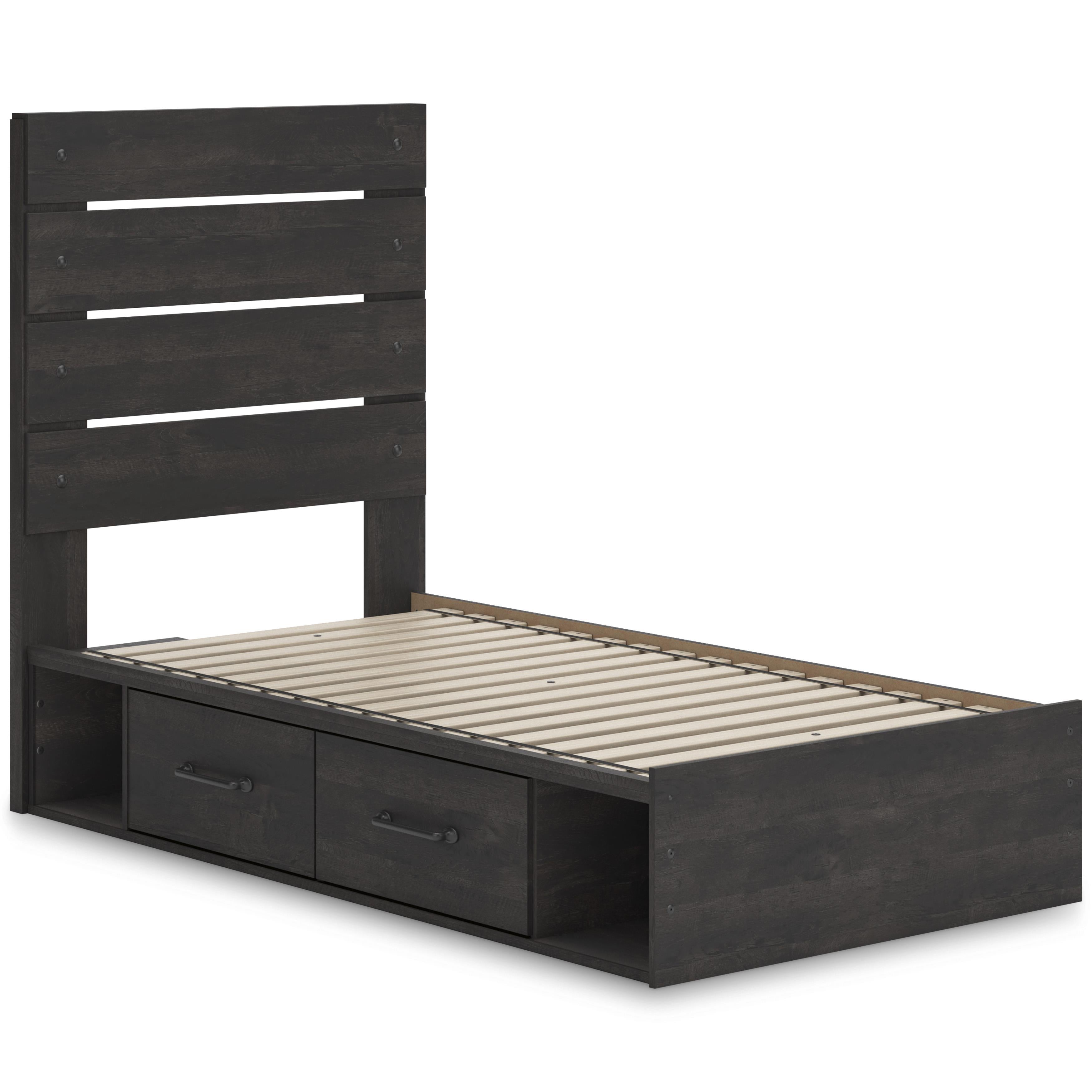 Signature Design by Ashley Hollivern PCB2108B17 Twin Panel Storage Bed IMAGE 6