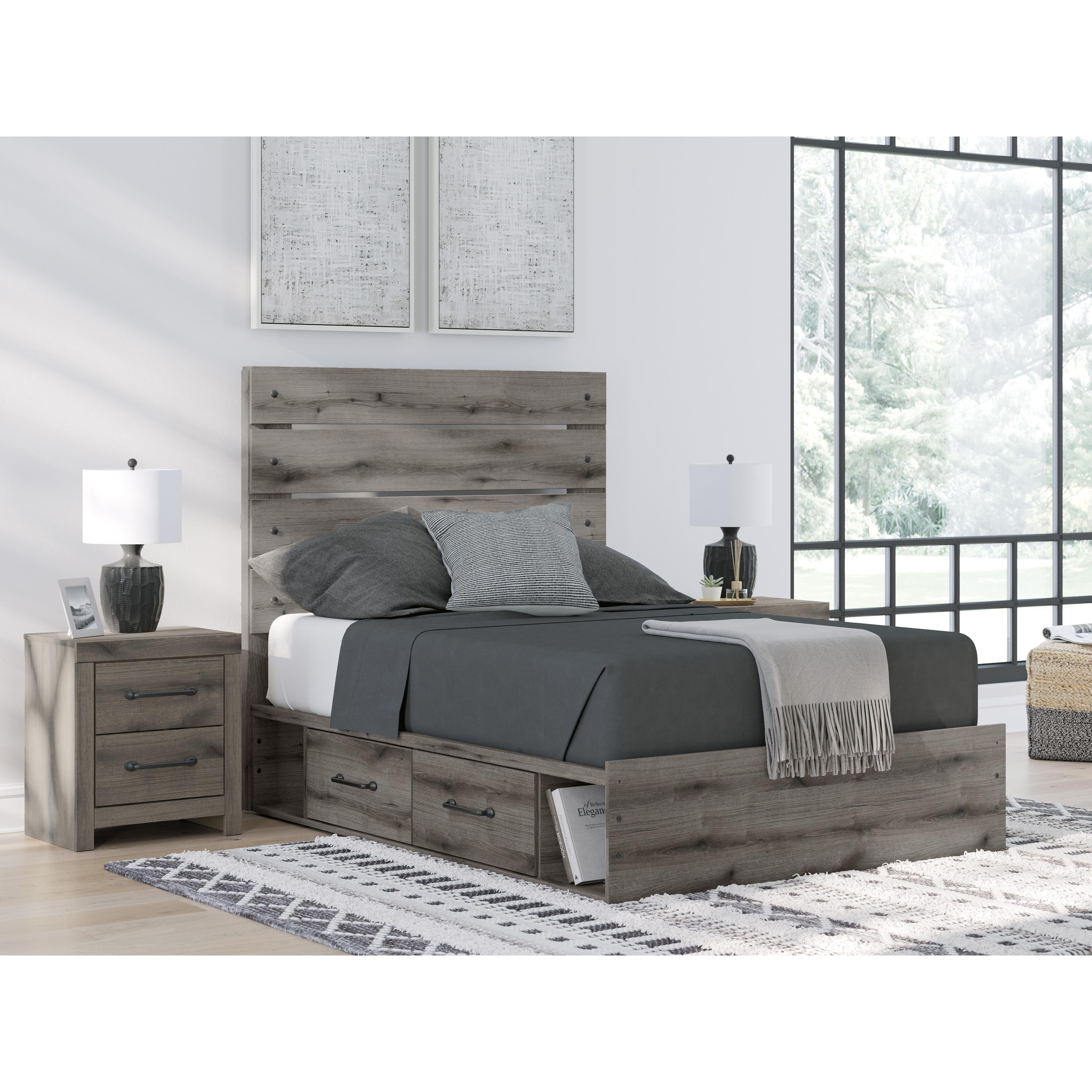 Signature Design by Ashley Graystorm PCB2405B17 Full Panel Bed with Storage IMAGE 8