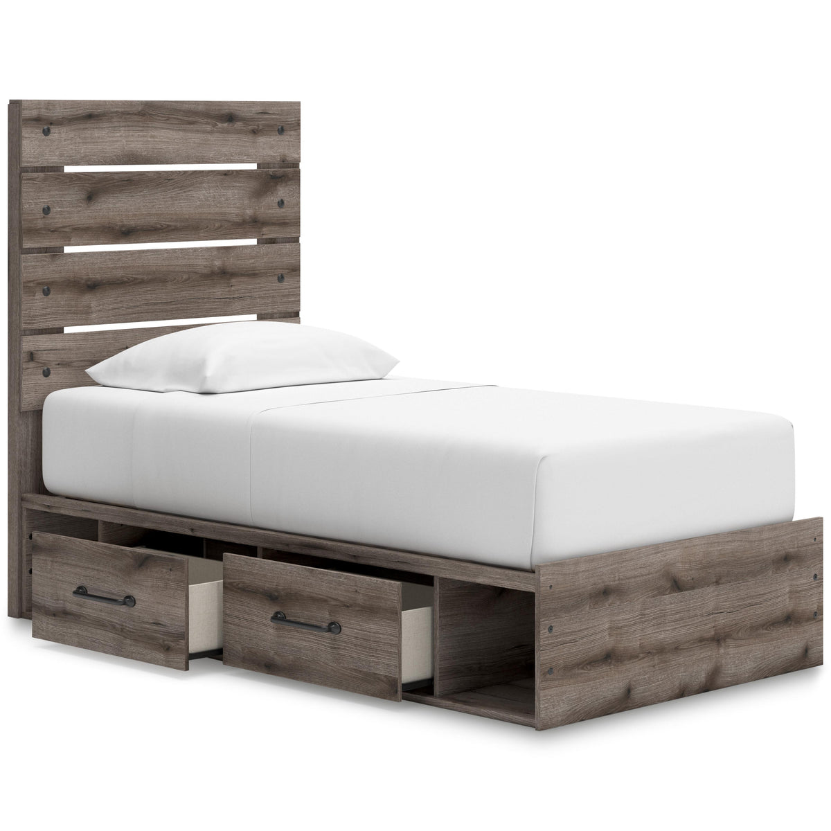Signature Design by Ashley Graystorm PCB2405B19 Twin Panel Bed with Storage IMAGE 2