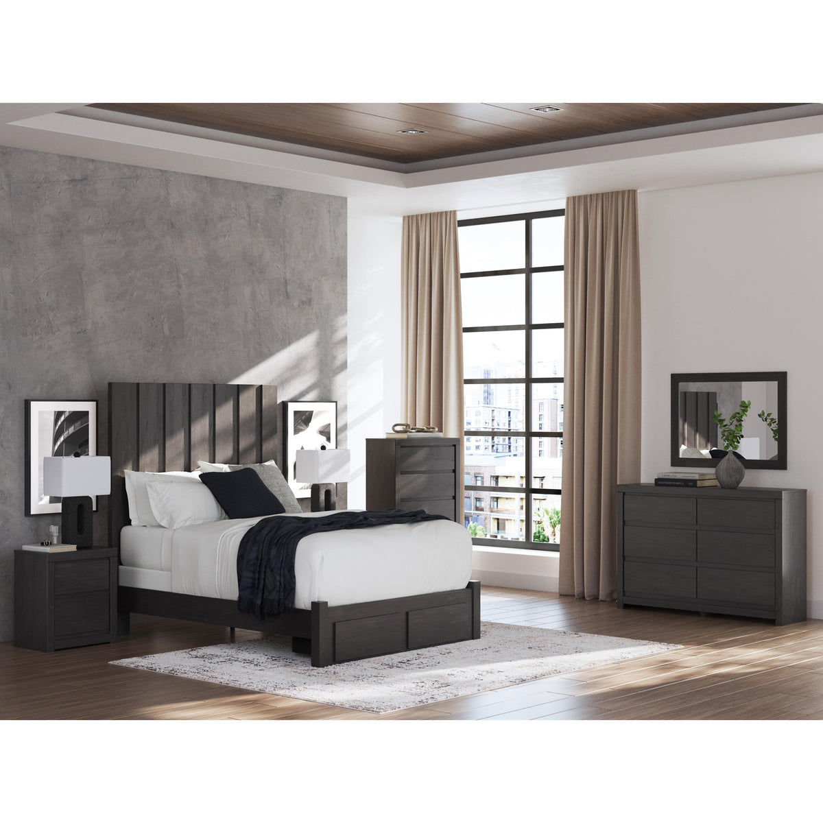 Signature Design by Ashley Fraluna PCB3370B4 Queen Panel Storage Bed IMAGE 10
