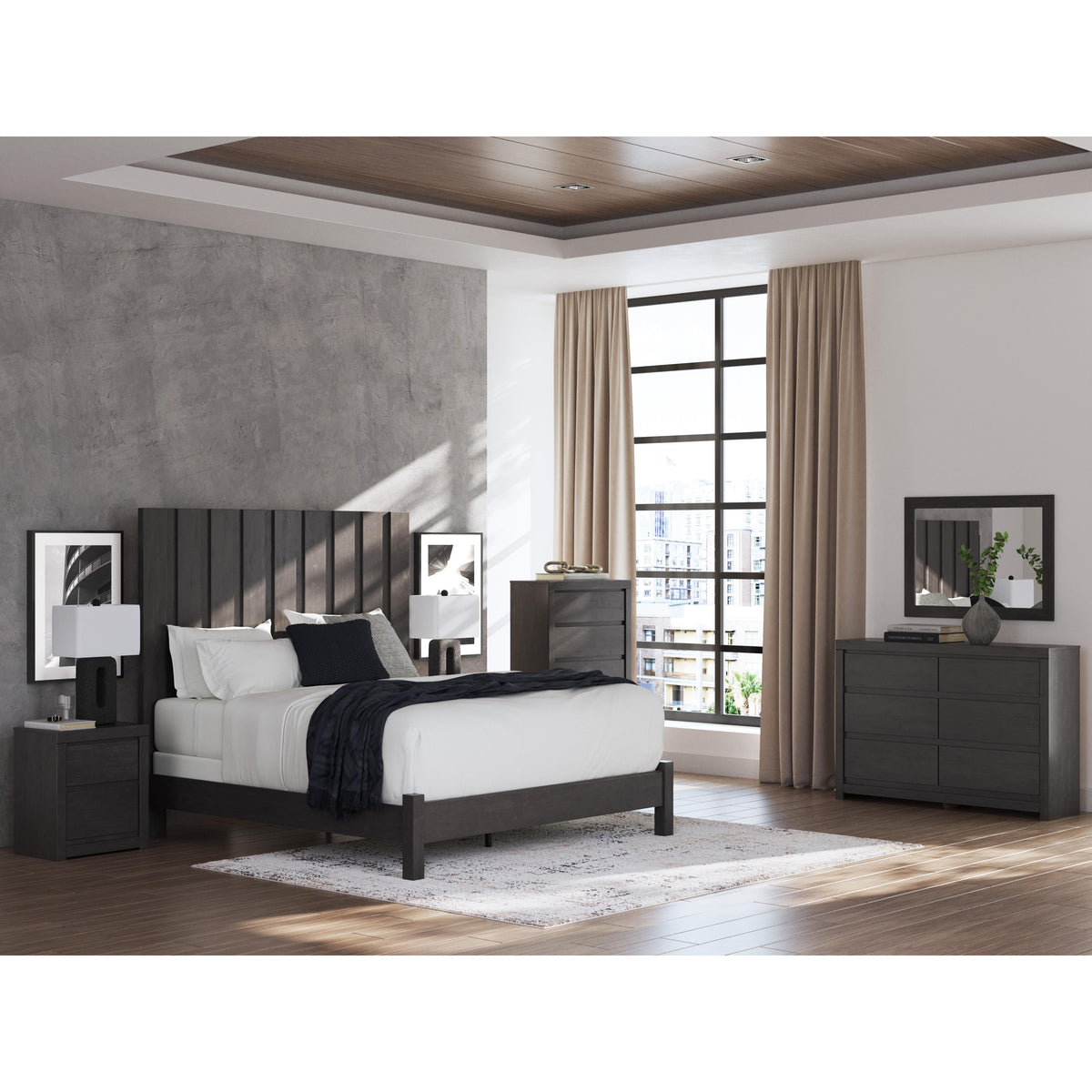 Signature Design by Ashley Fraluna PCB3370B8 King Panel Bed IMAGE 9