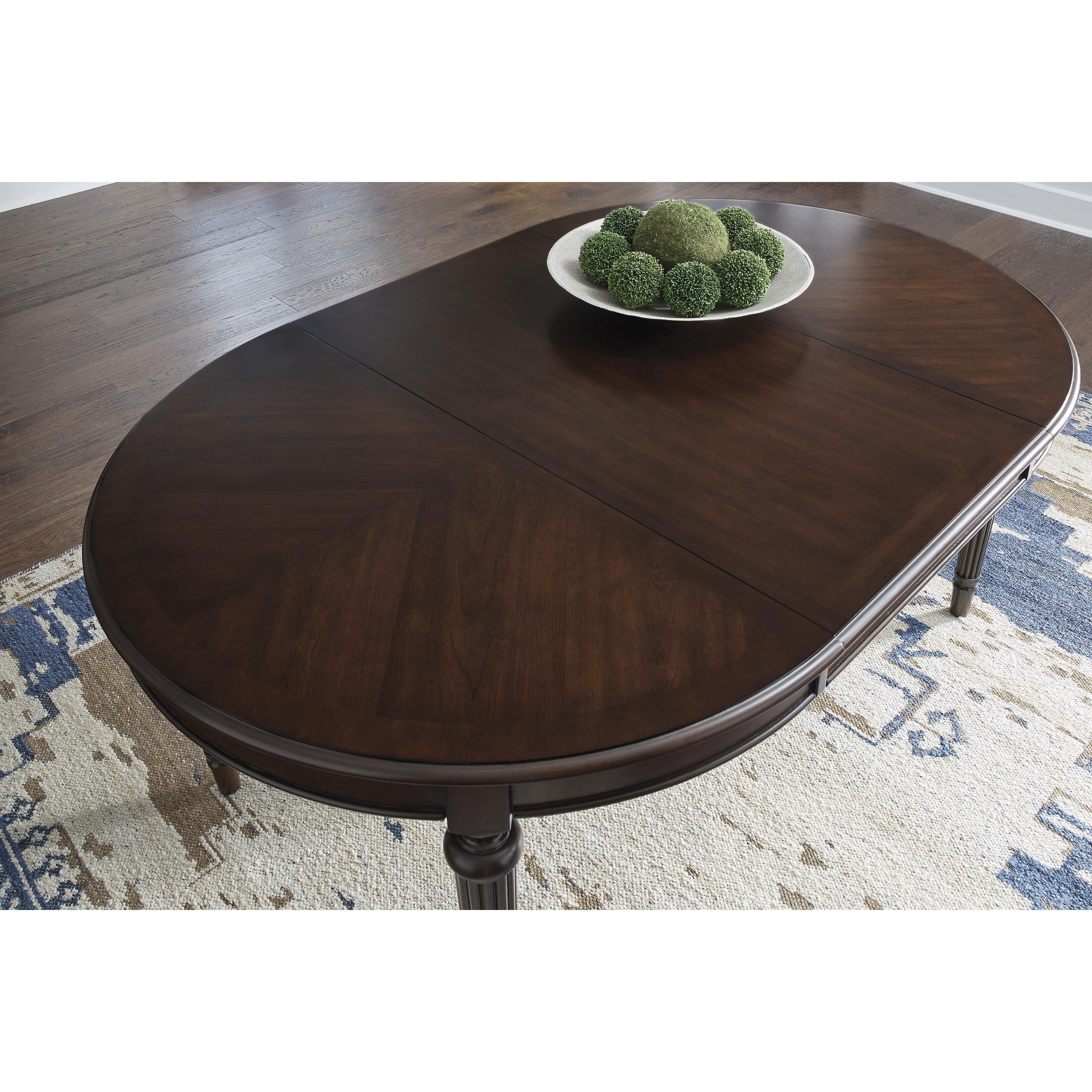 Signature Design by Ashley Lavinton D764-35 Oval Dining Room Extension Table IMAGE 10