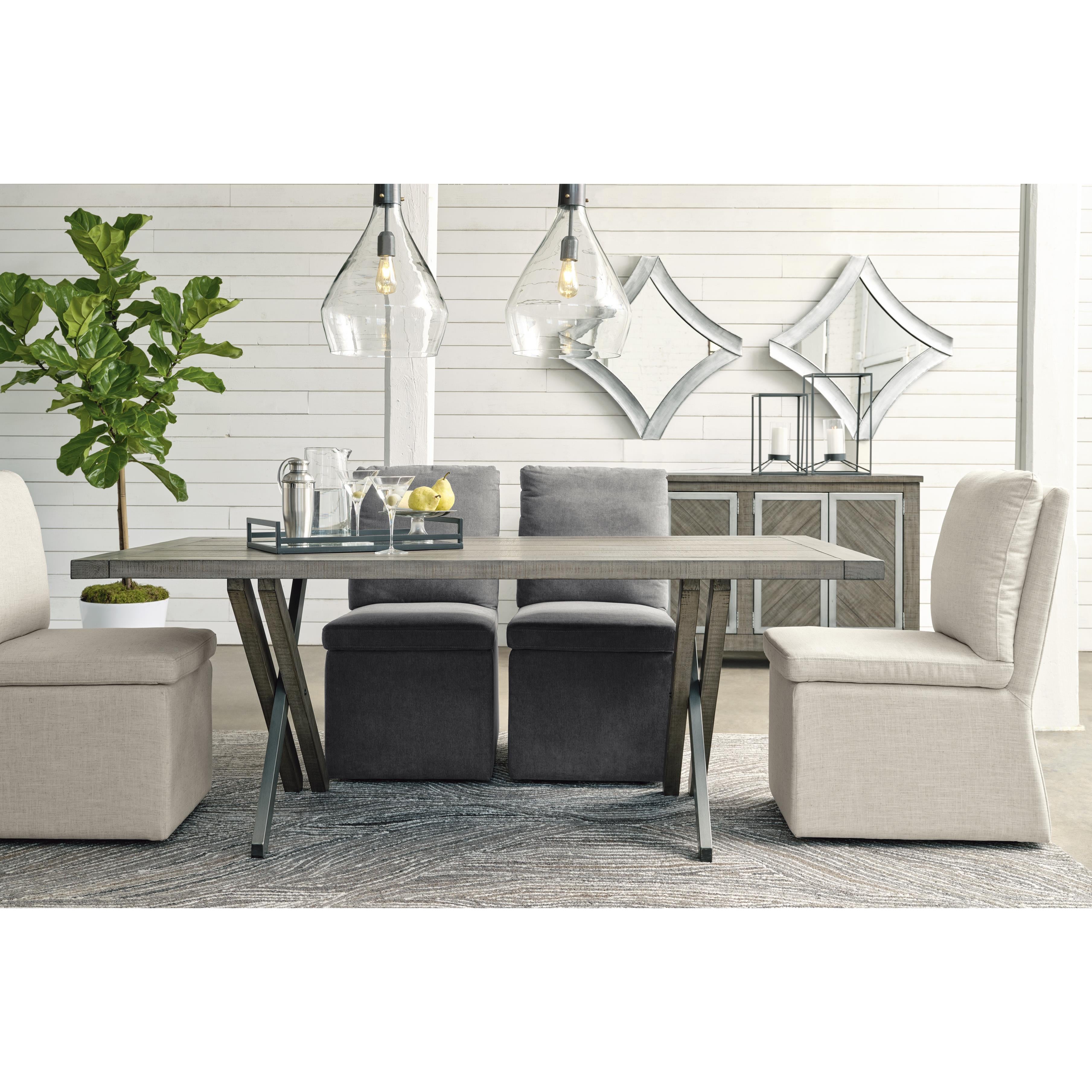 Millennium Krystanza D766-25 Rectangular Dining Room Table IMAGE 10