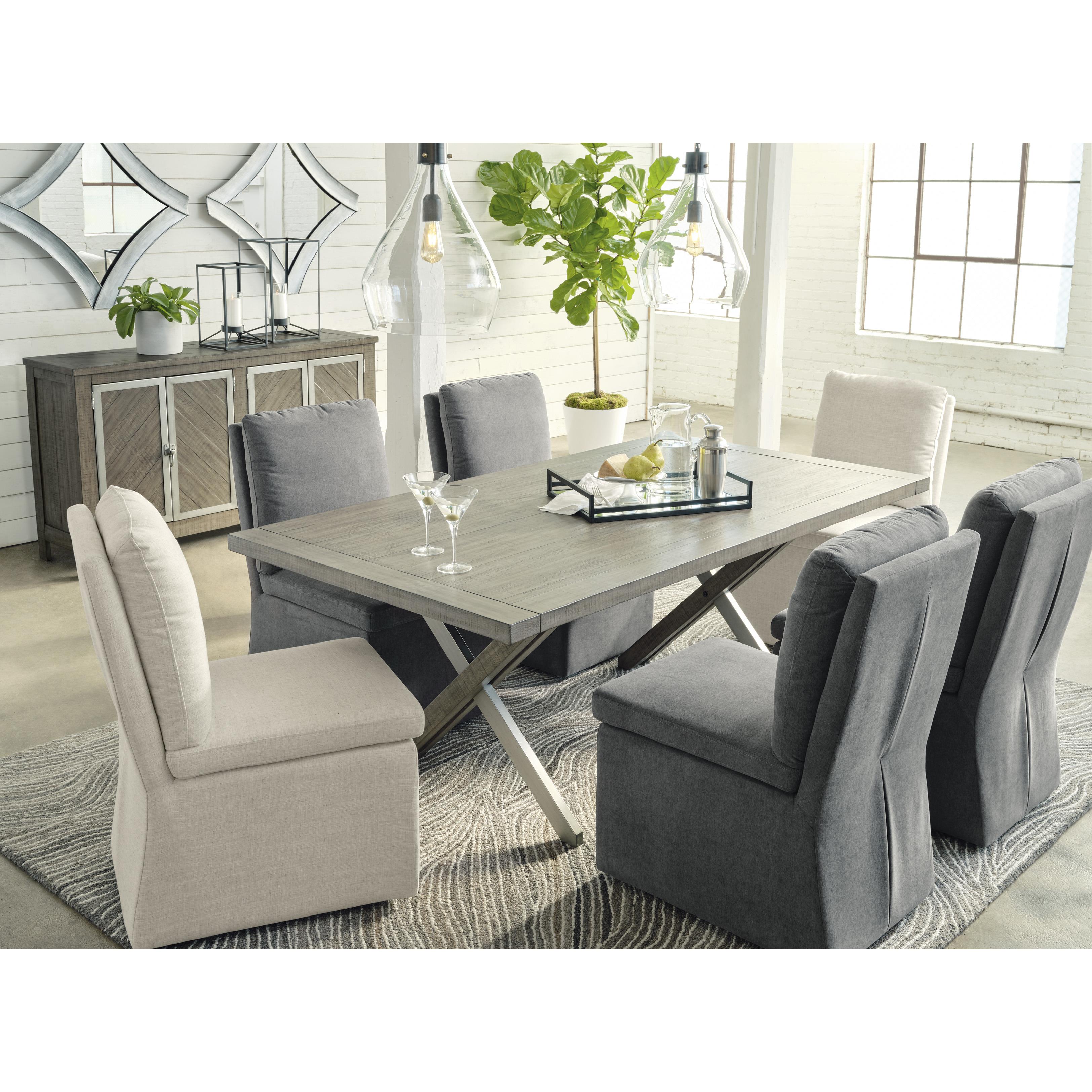 Millennium Krystanza D766-25 Rectangular Dining Room Table IMAGE 12