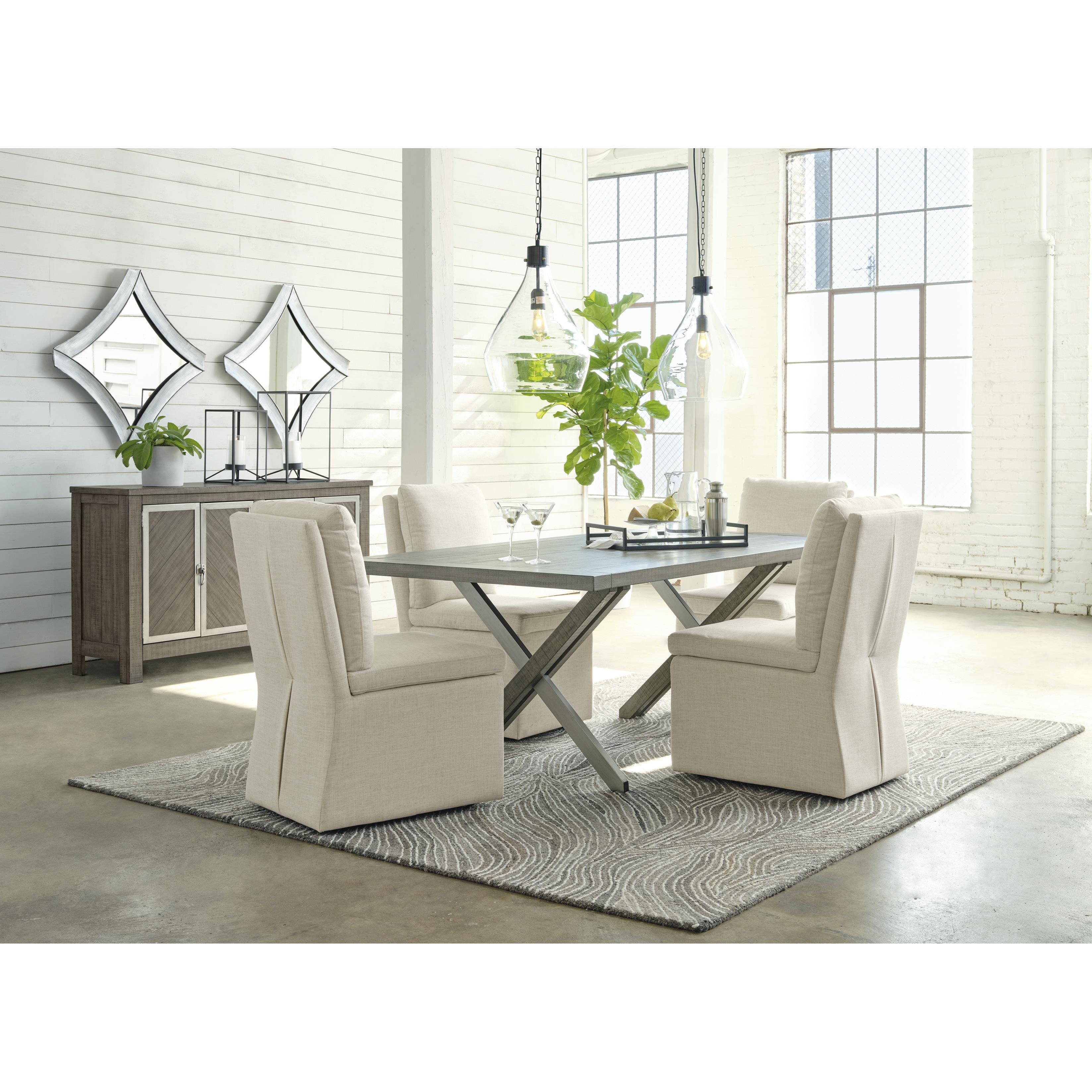 Millennium Krystanza D766-25 Rectangular Dining Room Table IMAGE 15