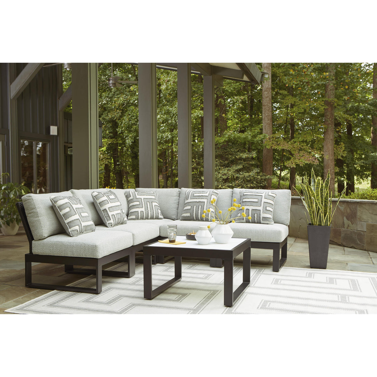 Signature Design by Ashley Beachloft P490-708 Square Cocktail Table IMAGE 11