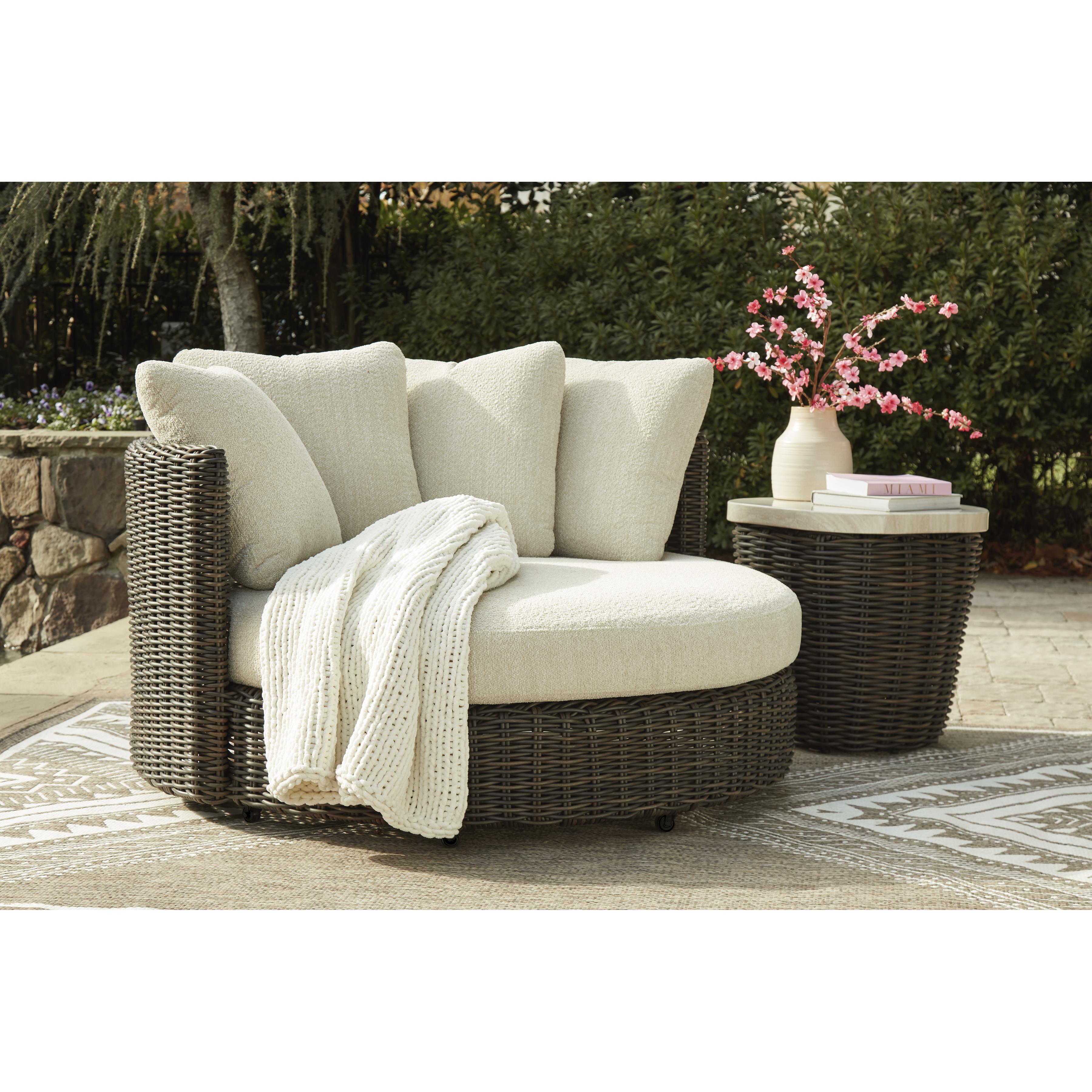 Signature Design by Ashley Kimora P711-810 Swivel Lounge Chair with Cushion IMAGE 5