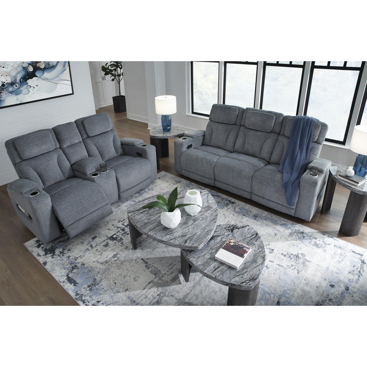 Signature Design by Ashley Studio Cave PC4980218 Power Reclining Loveseat with Console and Adjustable Headrest IMAGE 13