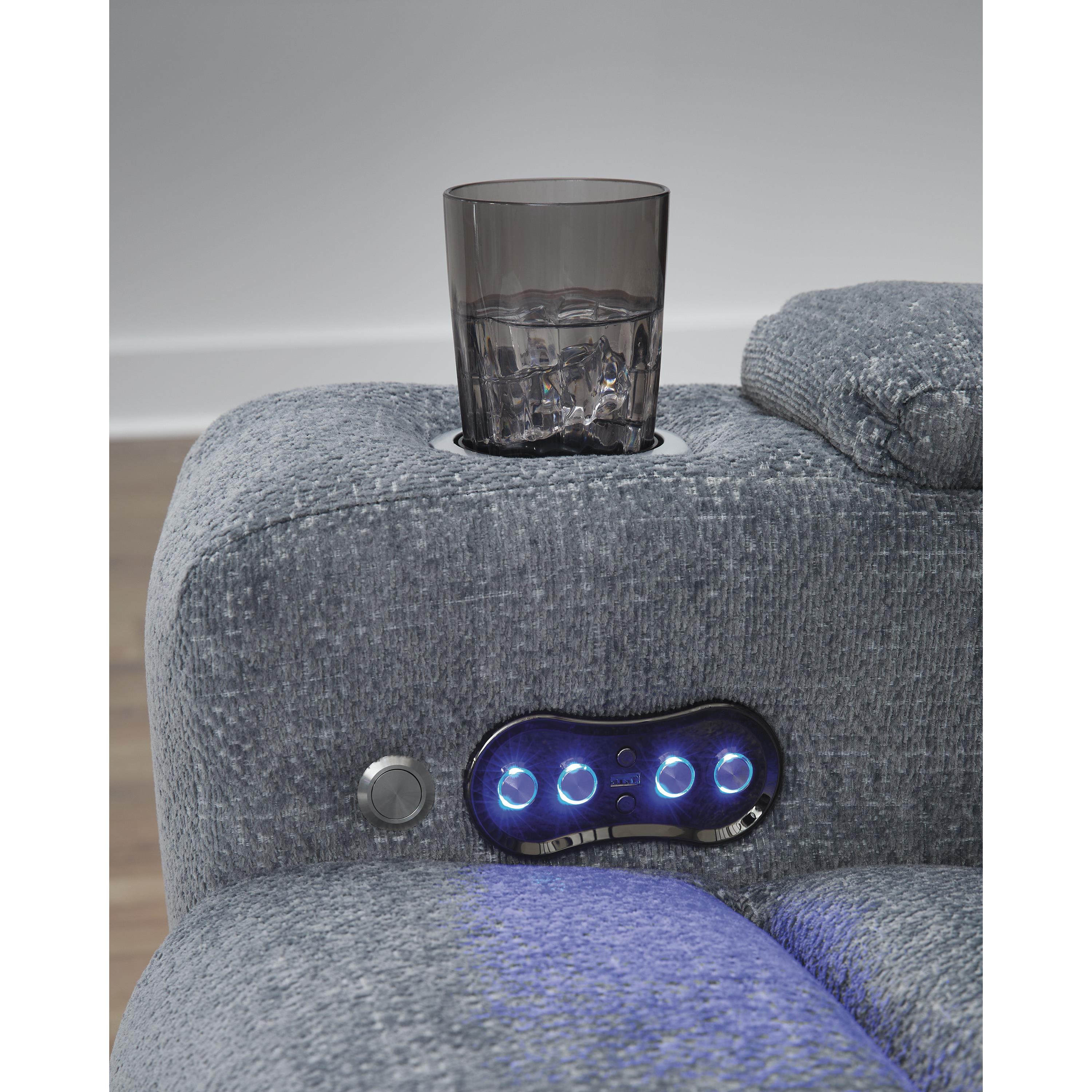 Signature Design by Ashley Studio Cave PC4980218 Power Reclining Loveseat with Console and Adjustable Headrest IMAGE 16