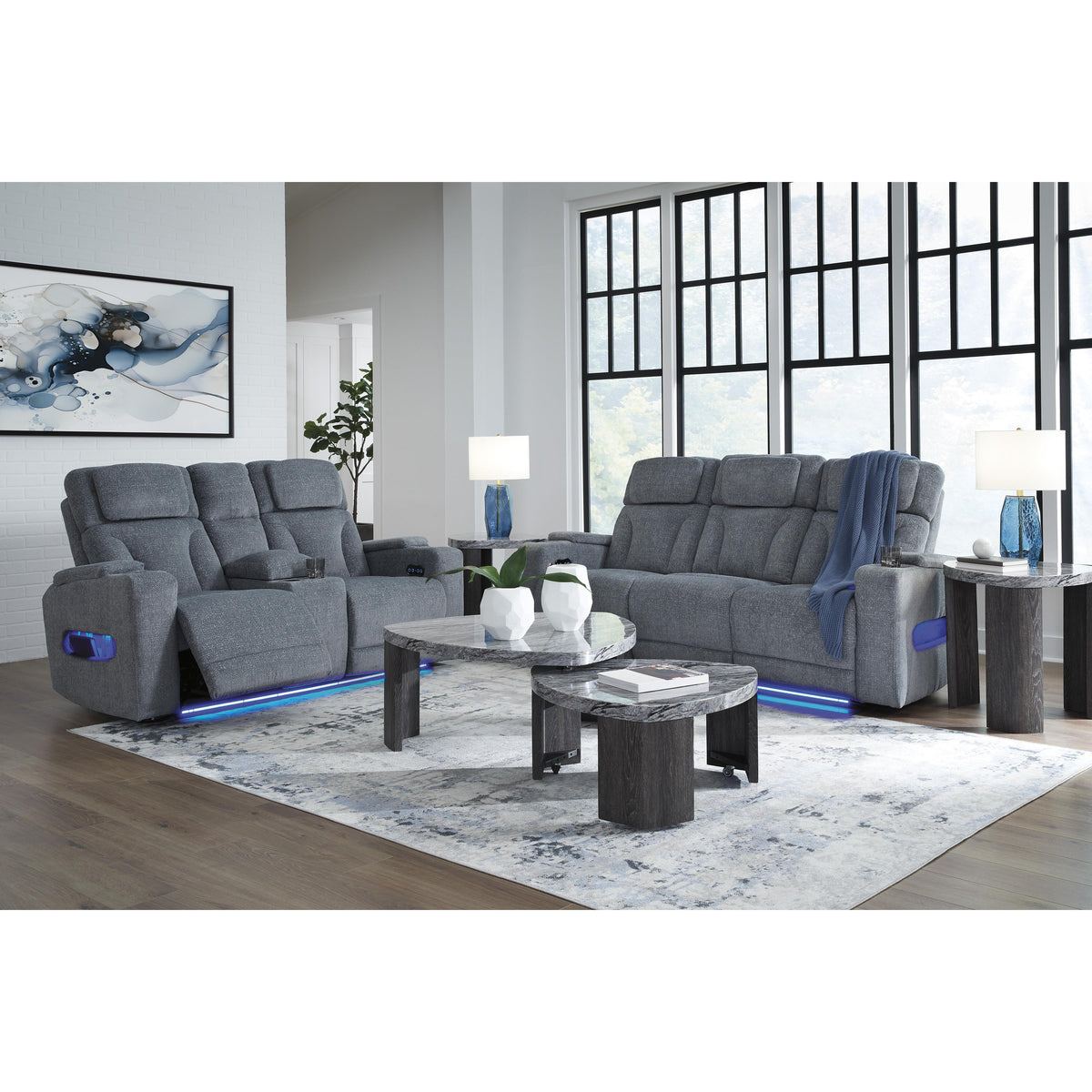 Signature Design by Ashley Studio Cave PC4980218 Power Reclining Loveseat with Console and Adjustable Headrest IMAGE 18