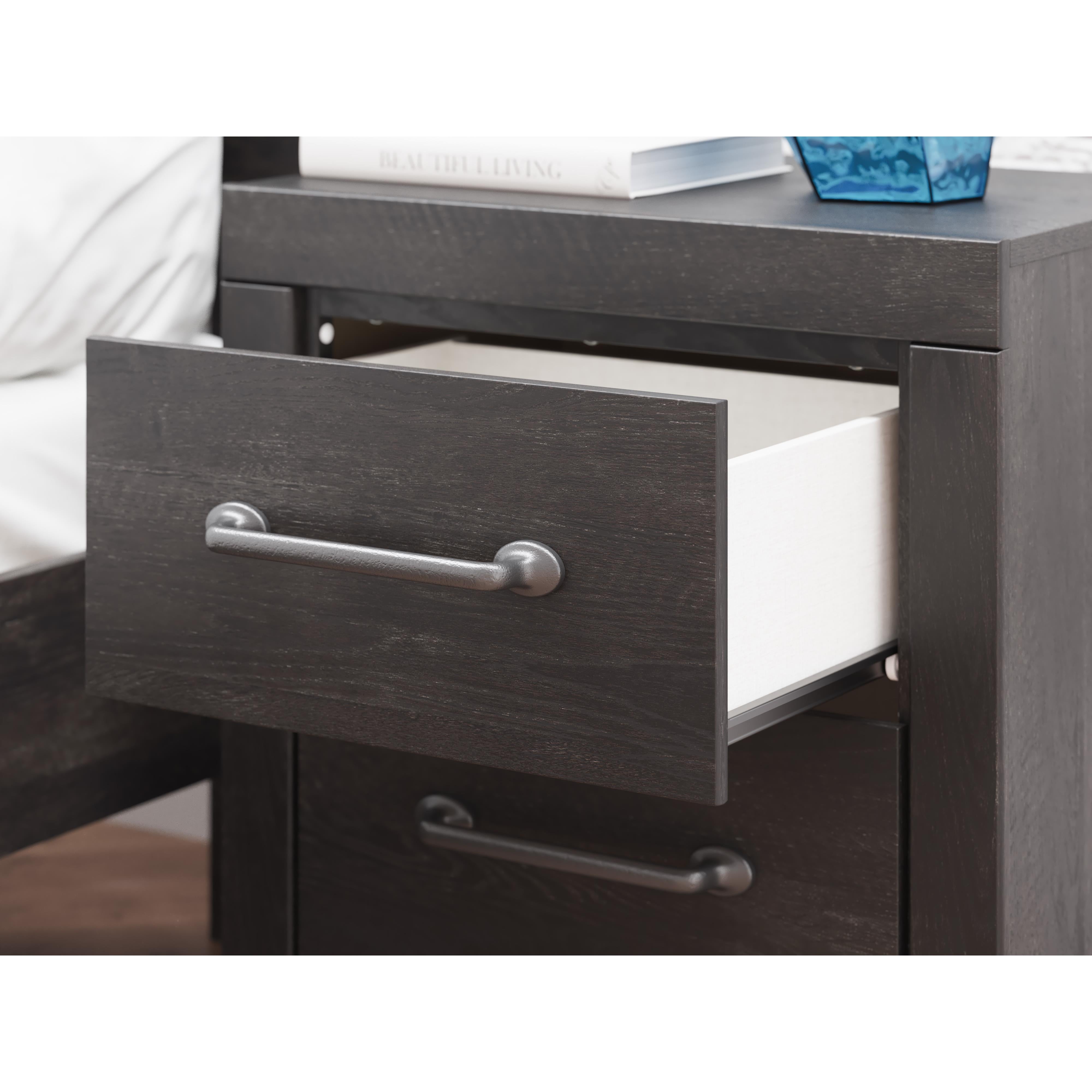 Signature Design by Ashley Hollivern PCB2108-92 Two Drawer Night Stand IMAGE 8