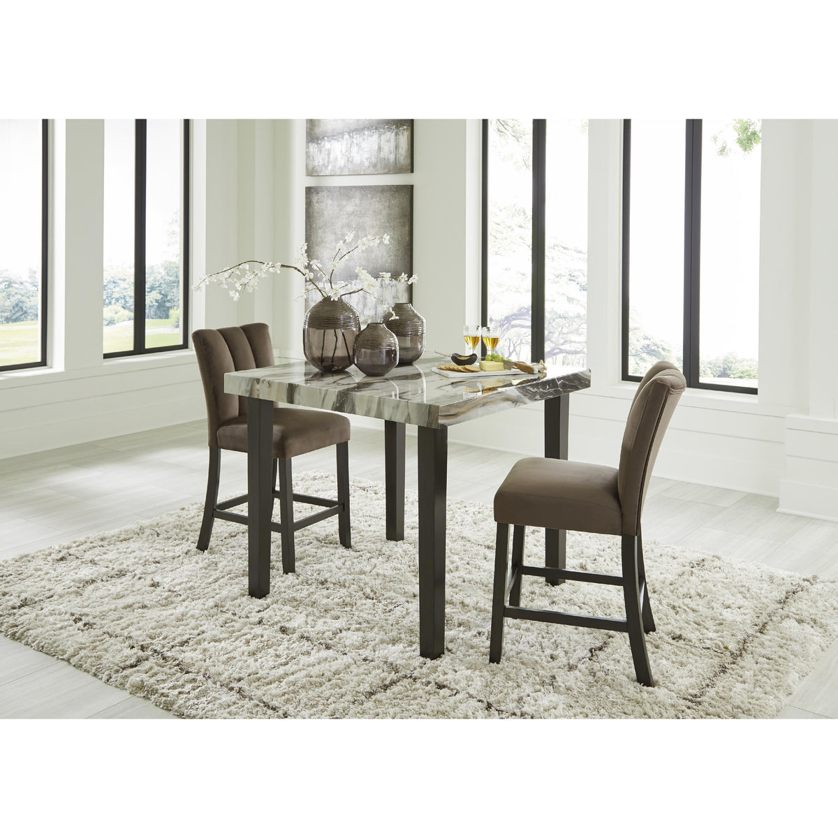Signature Design by Ashley Jeshina PCD581-13 Square Dining Room Counter Table IMAGE 6
