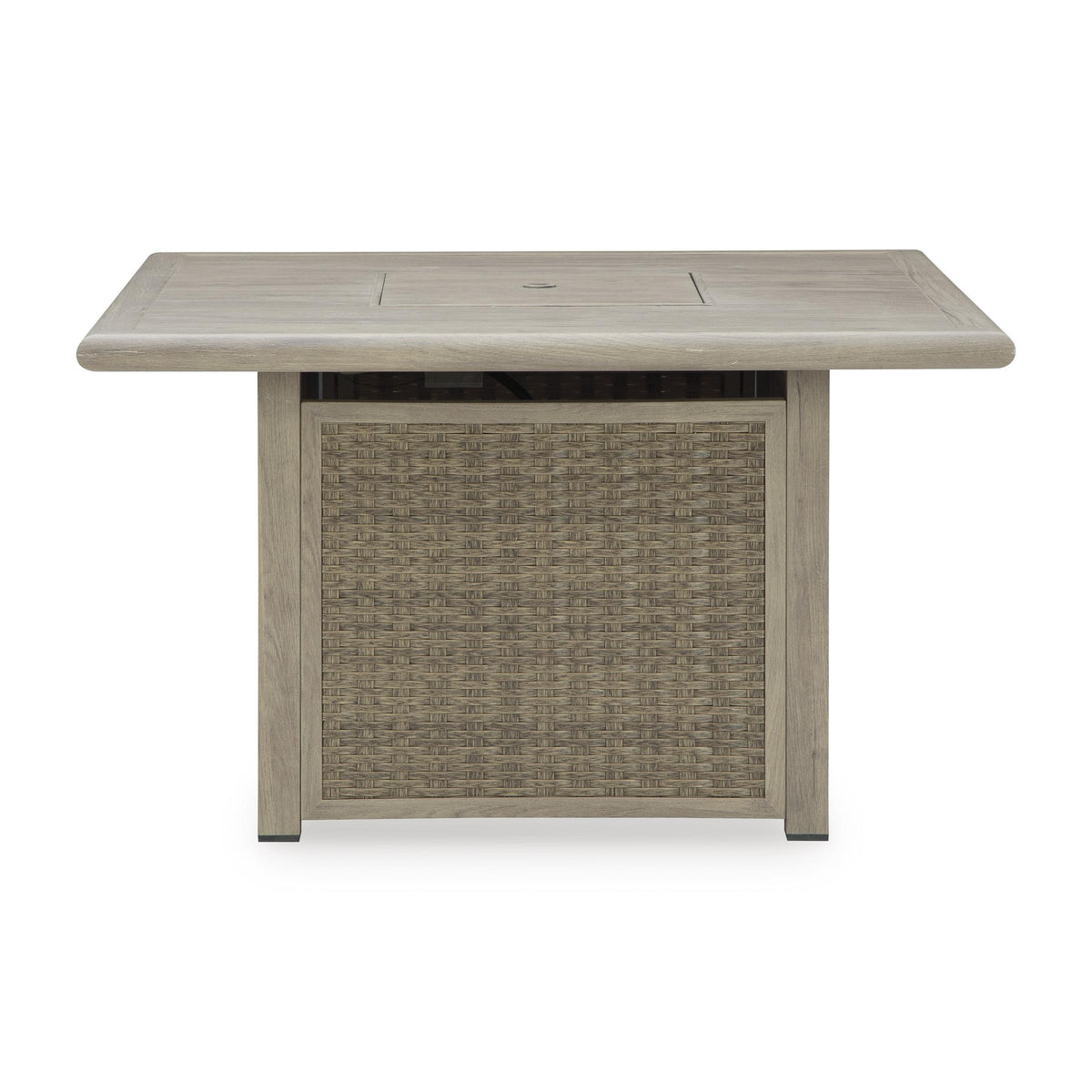 Signature Design by Ashley Cliff Trails PCP690-772 Square Fire Pit Table IMAGE 3