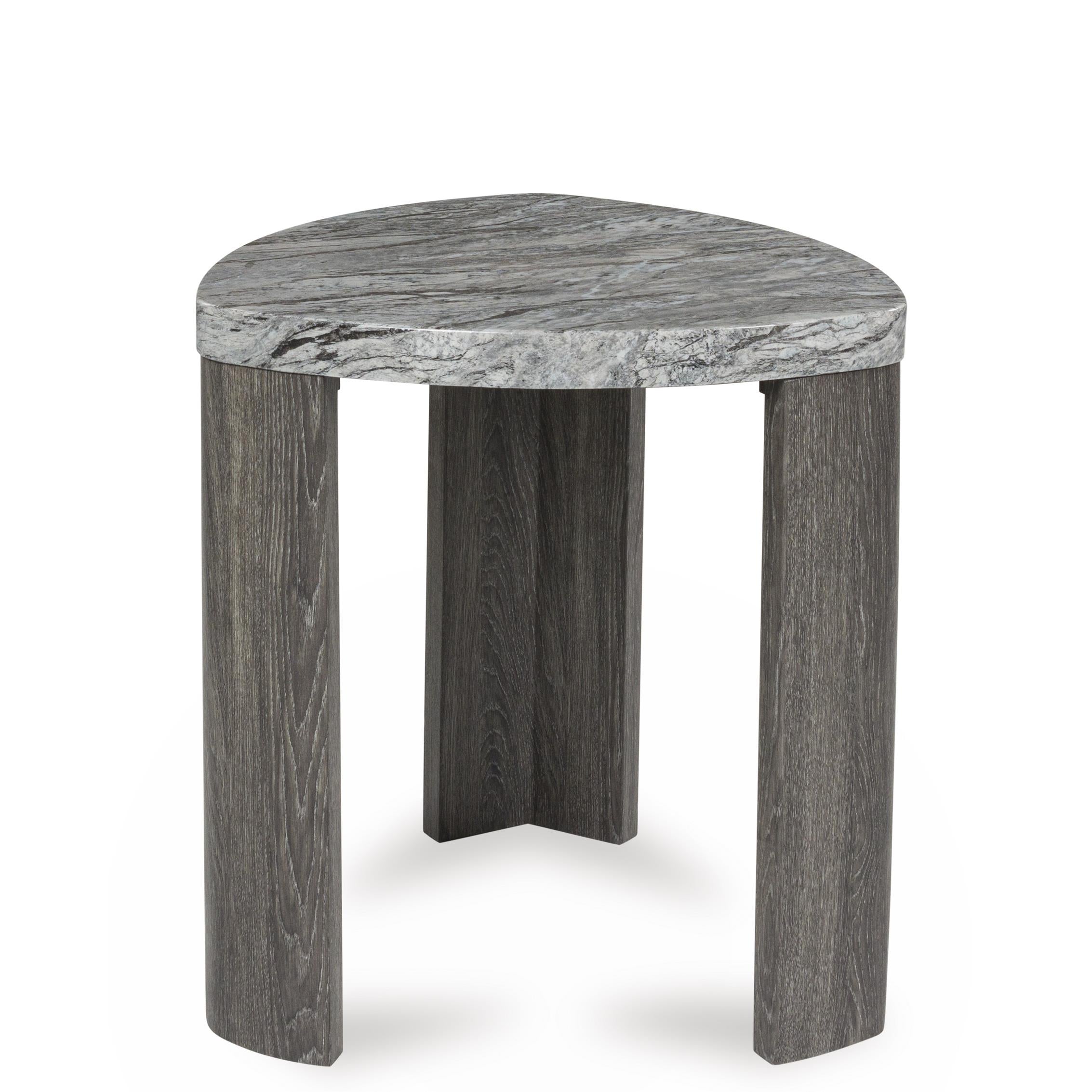 Signature Design by Ashley Surmour T600-6 Triangle End Table IMAGE 2