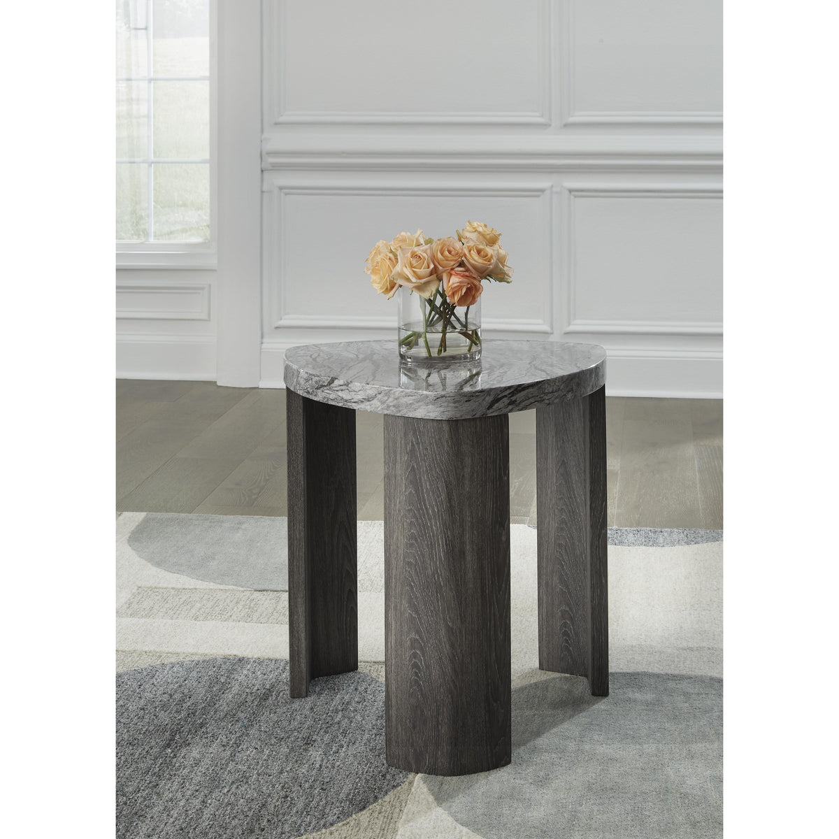 Signature Design by Ashley Surmour T600-6 Triangle End Table IMAGE 4