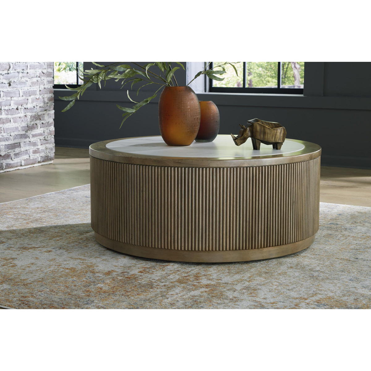 Signature Design by Ashley Camdill T808-8 Round Cocktail Table IMAGE 4