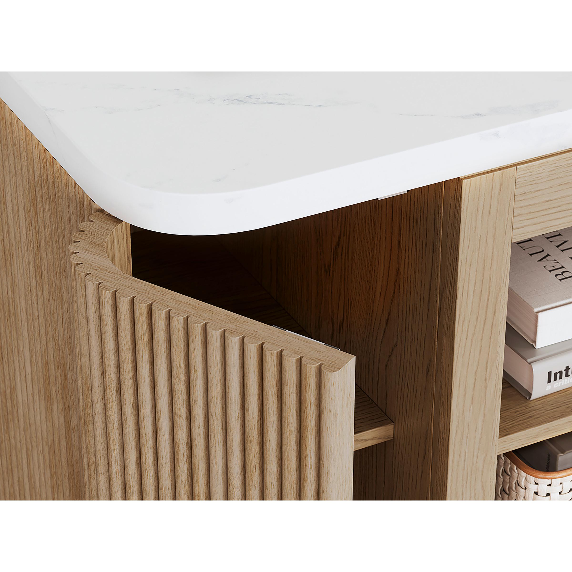 Signature Design by Ashley Camdill W808-68 XL TV Stand with Fireplace Option IMAGE 8