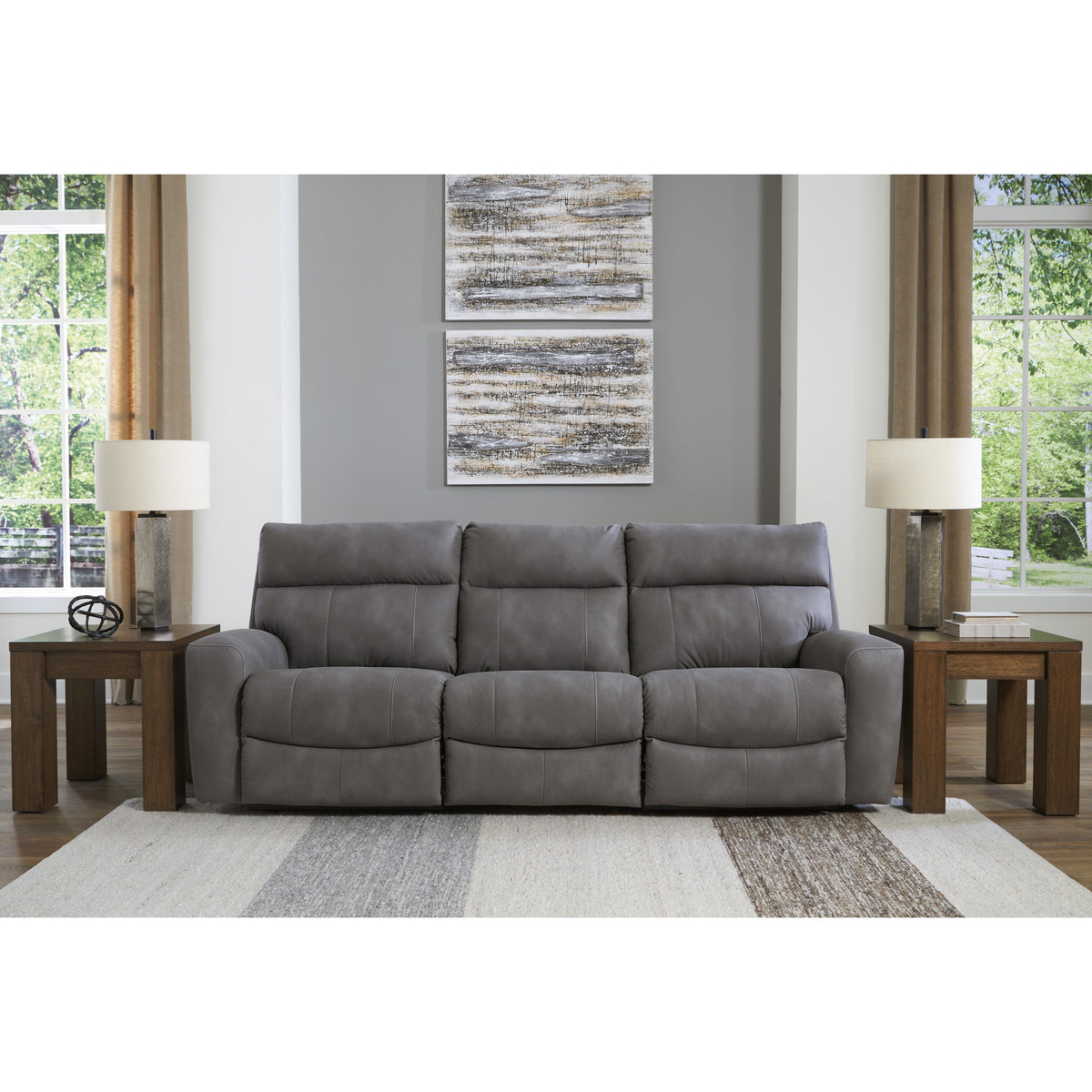 Signature Design by Ashley Next-Gen DuraPella 61003 3 pc Power Reclining Sectional Sofa IMAGE 3