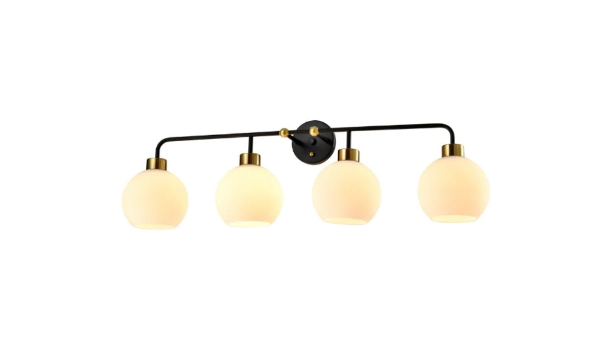 Quad Cream Wall Light