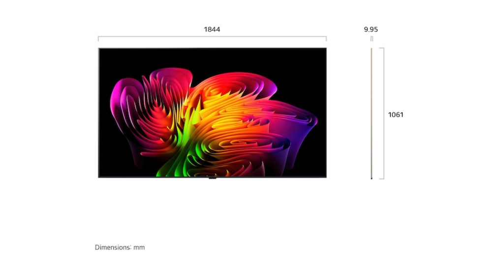 LG Wallpaper TV LG OLED evo AI W6 4K Smart TV (OLED83W6PUA)-2026