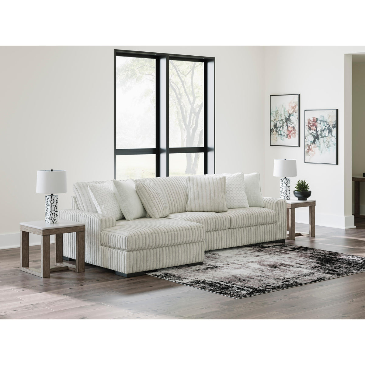 Signature Design by Ashley Stupendous 25903S6 2 pc Sectional with Chaise IMAGE 2