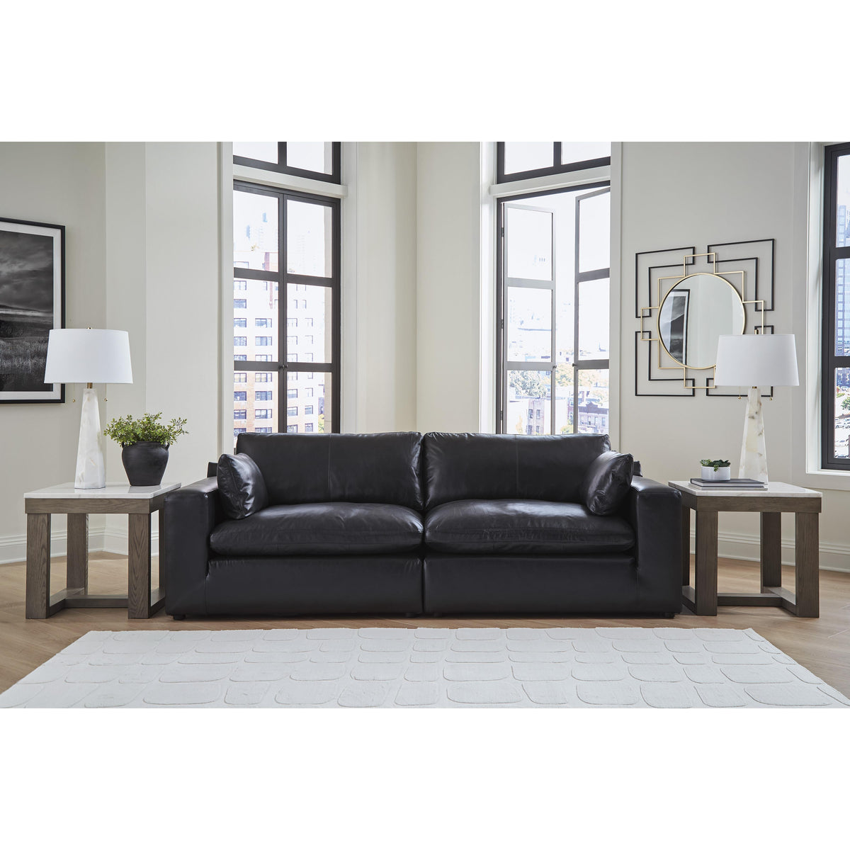 Signature Design by Ashley Emilia 30902S1 2 pc Sectional Loveseat IMAGE 2