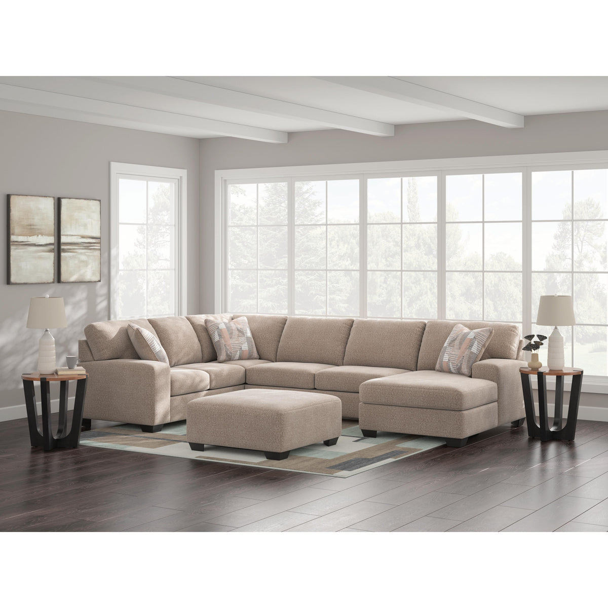 Benchcraft Newellen 48404S2 3 pc Sectional with Chaise IMAGE 3