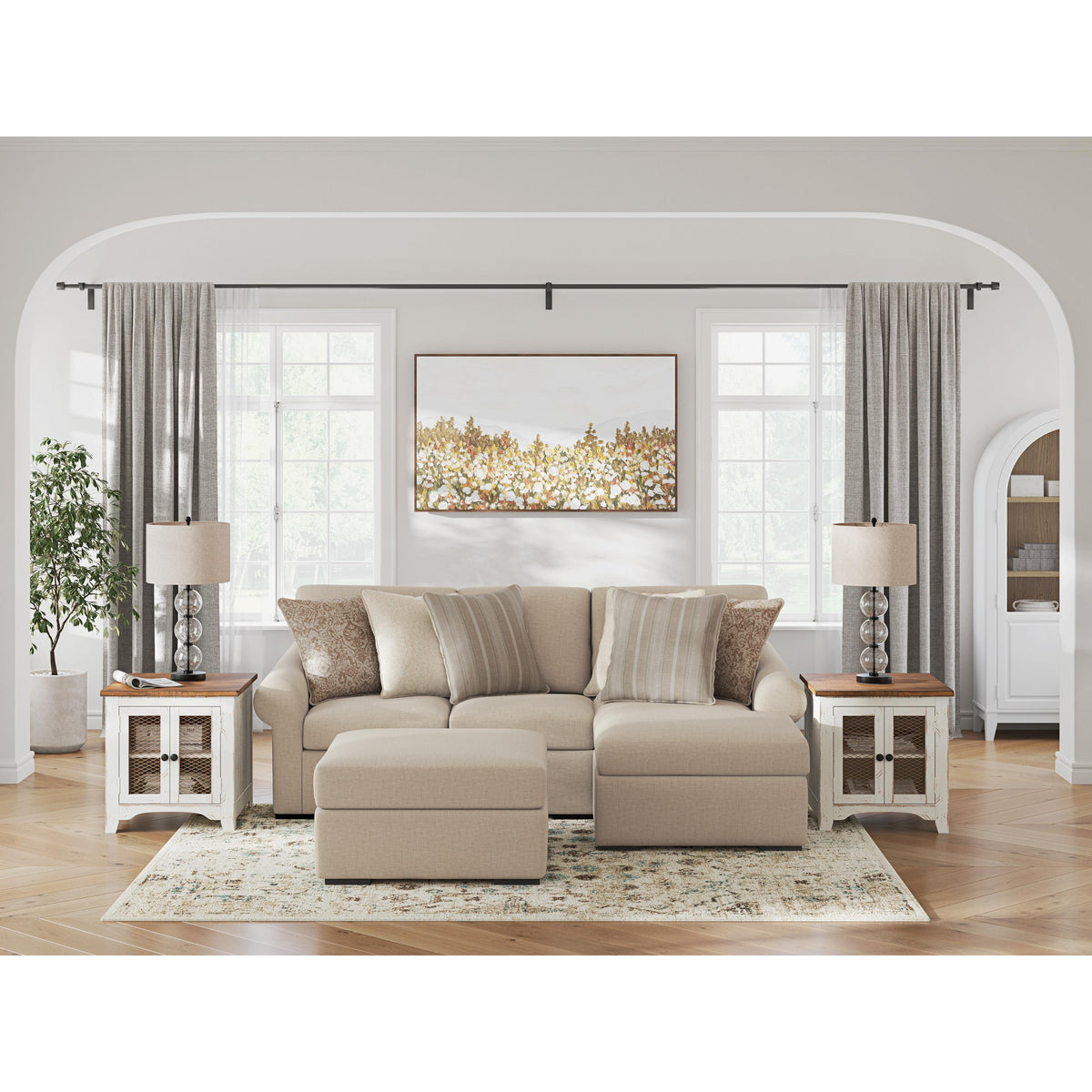 Benchcraft LadyMae 59404S2 2 pc Sectional with Chaise IMAGE 4