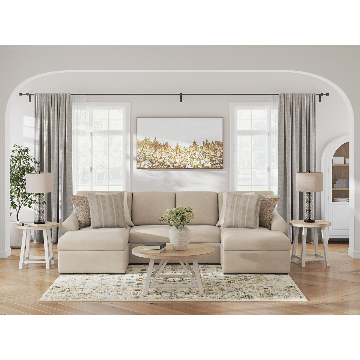 Benchcraft LadyMae 59404S5 3 pc Sectional with Chaise IMAGE 3
