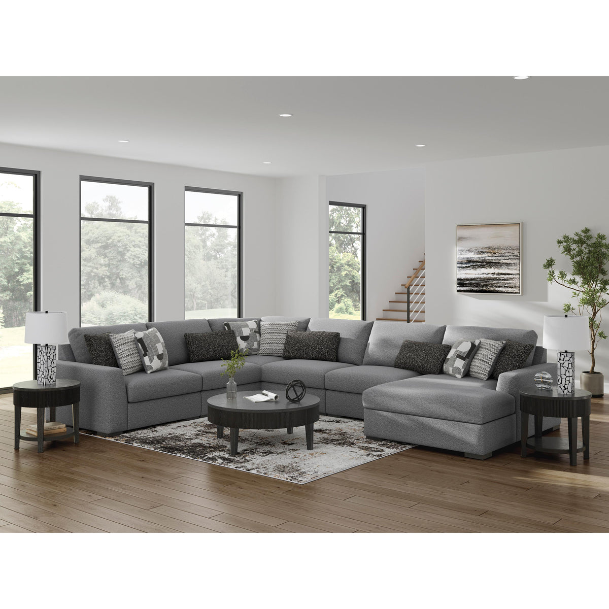 Benchcraft Bealton 61305S12 6 pc Sectional with Chaise IMAGE 3