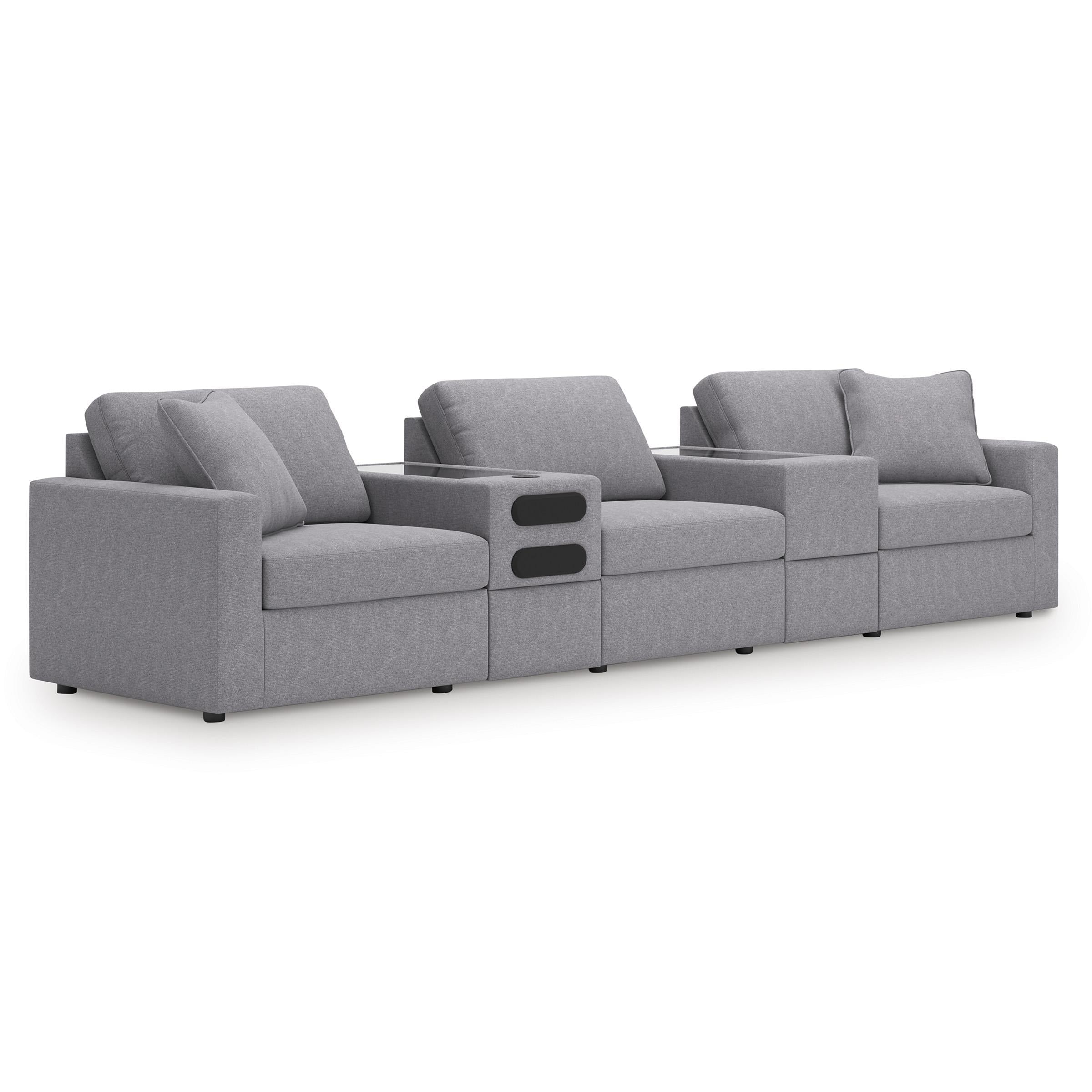 Signature Design by Ashley Modmax 92104S64 5 pc Sectional with Audio System IMAGE 1