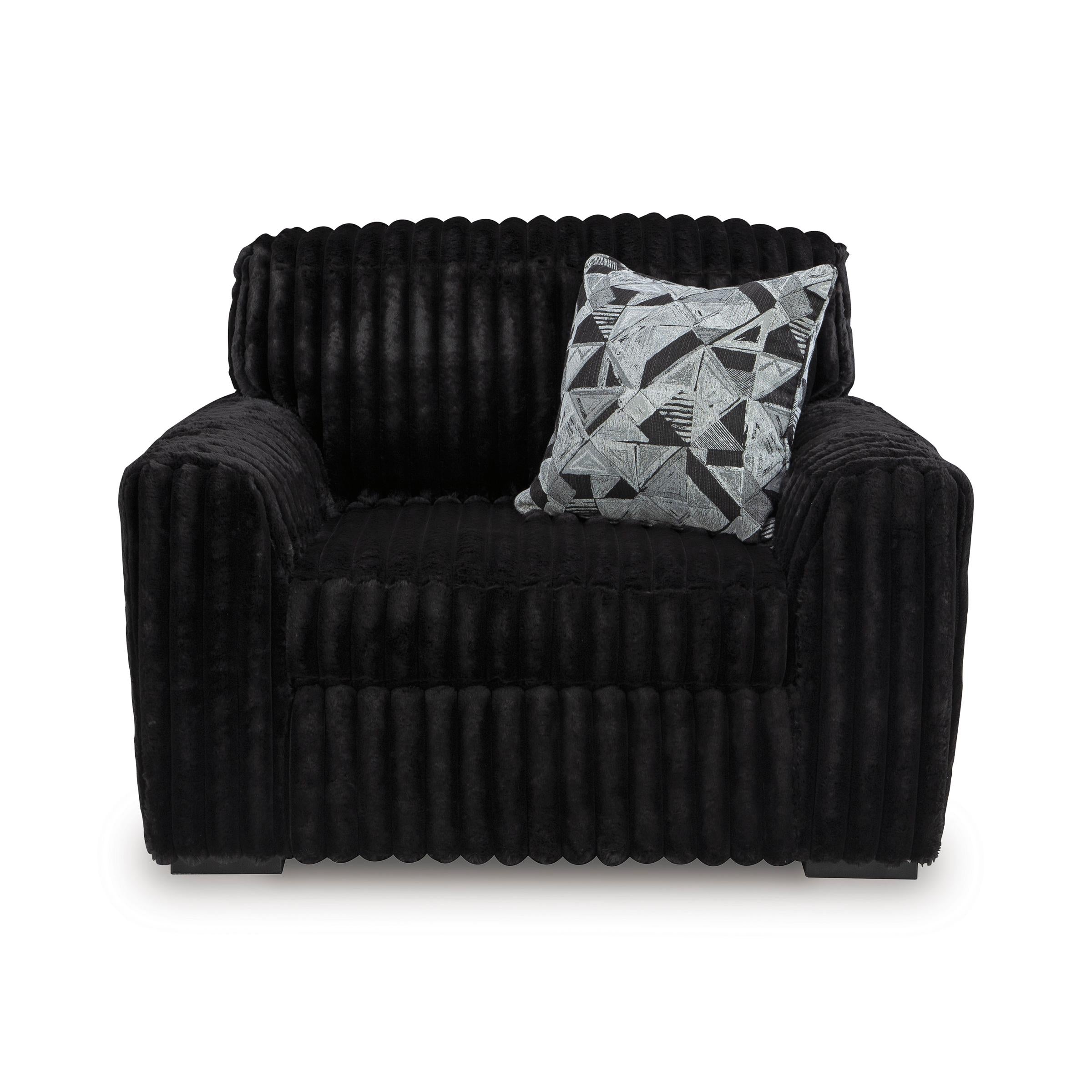Signature Design by Ashley Midnight-Madness 9810323 Chair and a Half IMAGE 2