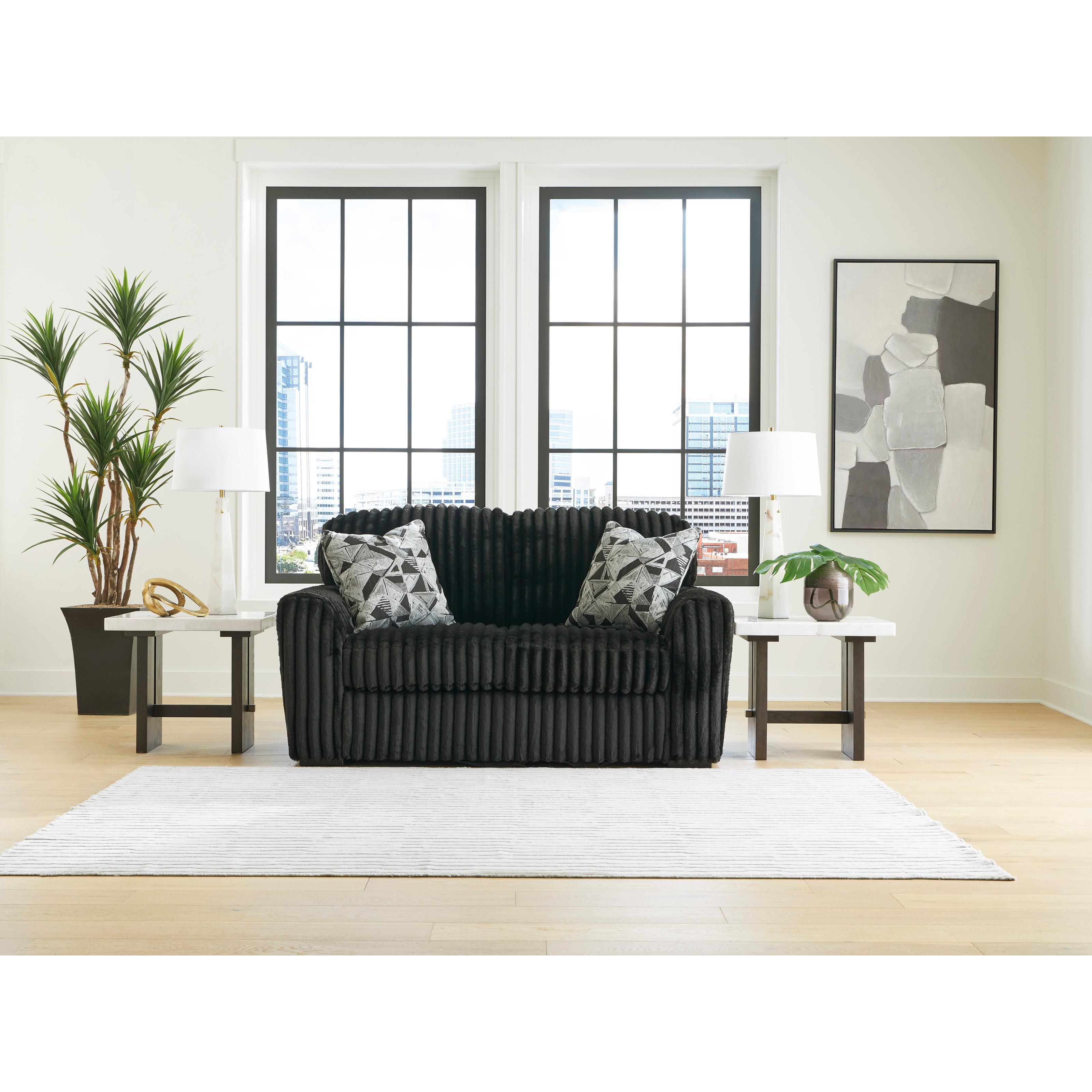 Signature Design by Ashley Midnight-Madness 9810335 Loveseat IMAGE 4
