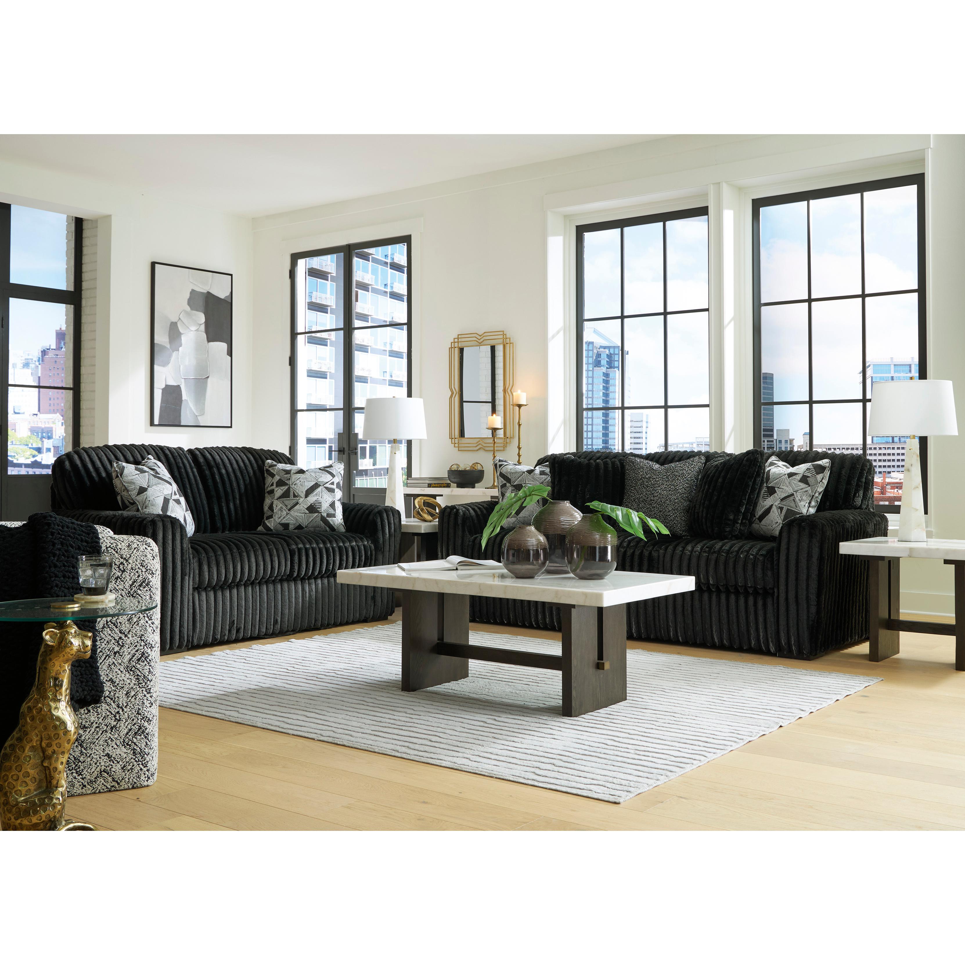 Signature Design by Ashley Midnight-Madness 9810335 Loveseat IMAGE 7
