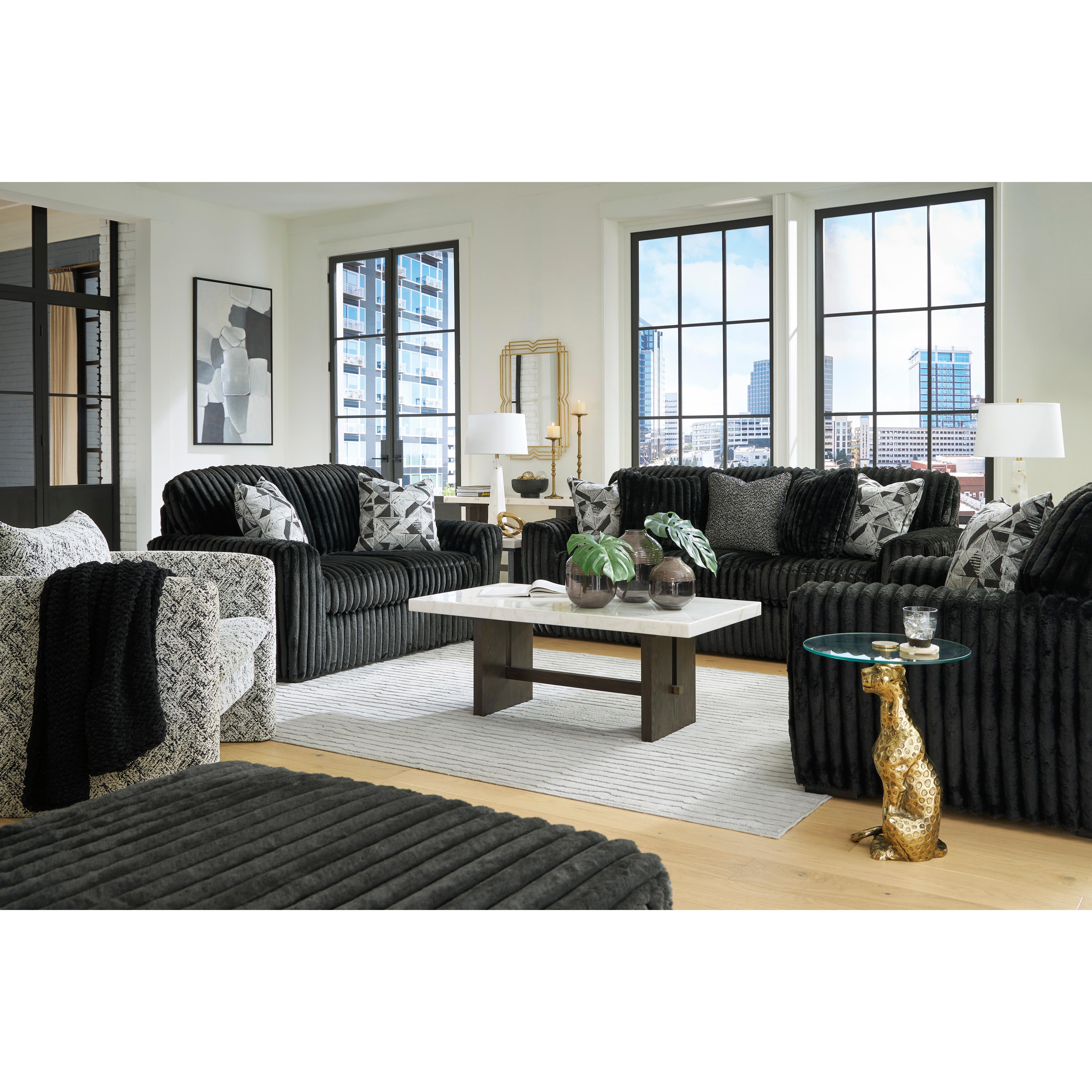 Signature Design by Ashley Midnight-Madness 9810335 Loveseat IMAGE 8