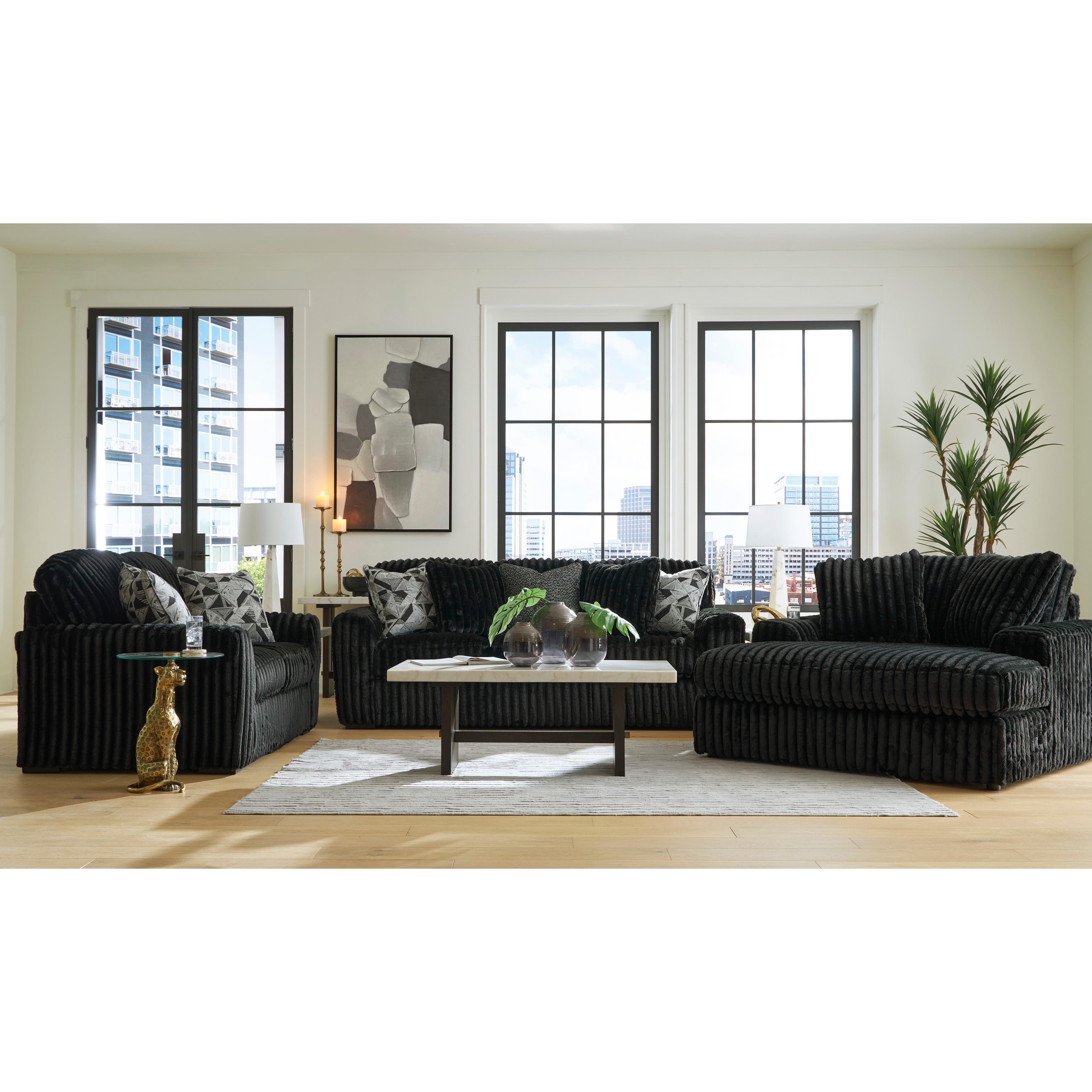 Signature Design by Ashley Midnight-Madness 9810335 Loveseat IMAGE 9