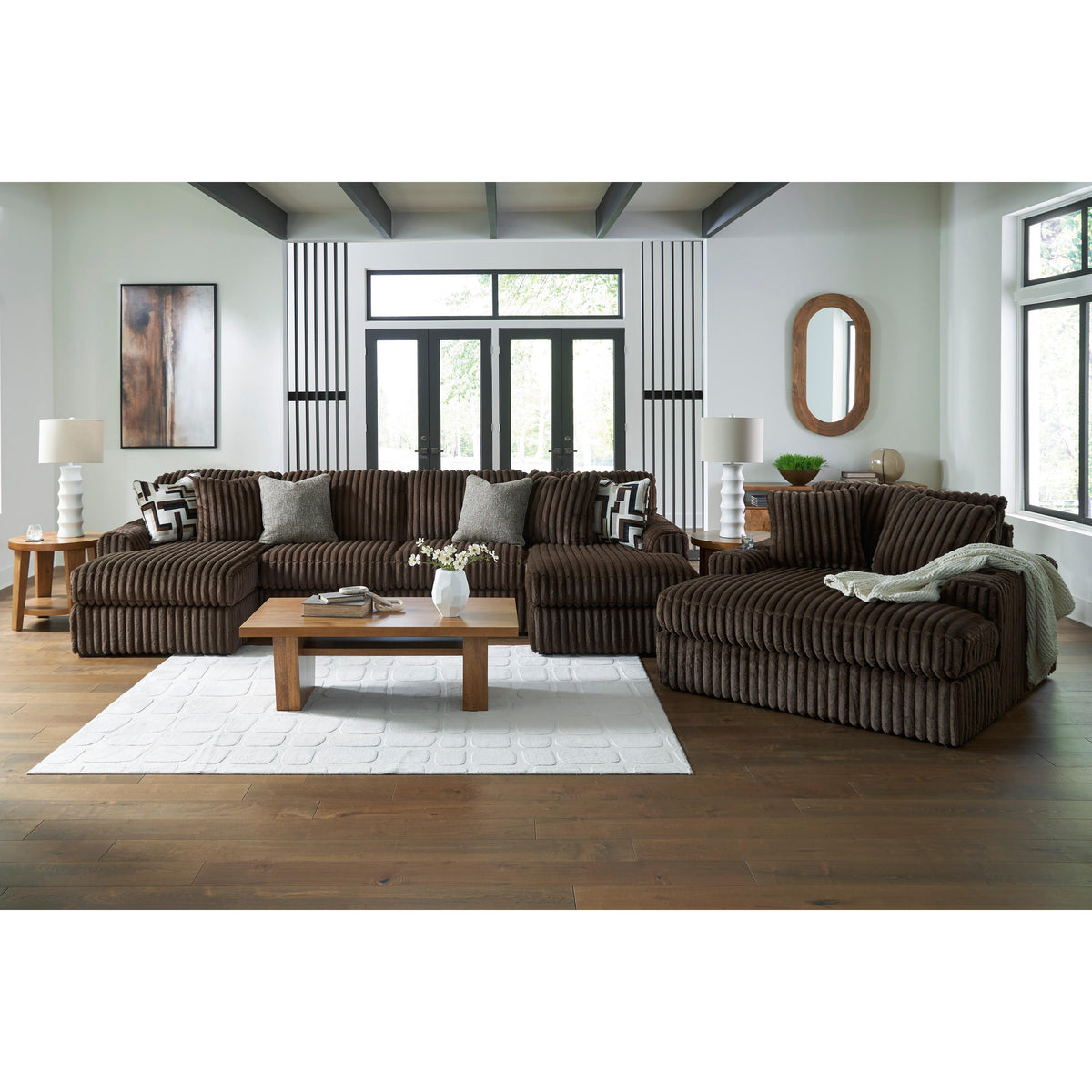 Signature Design by Ashley Midnight-Madness 9810415 Oversized Chaise IMAGE 9