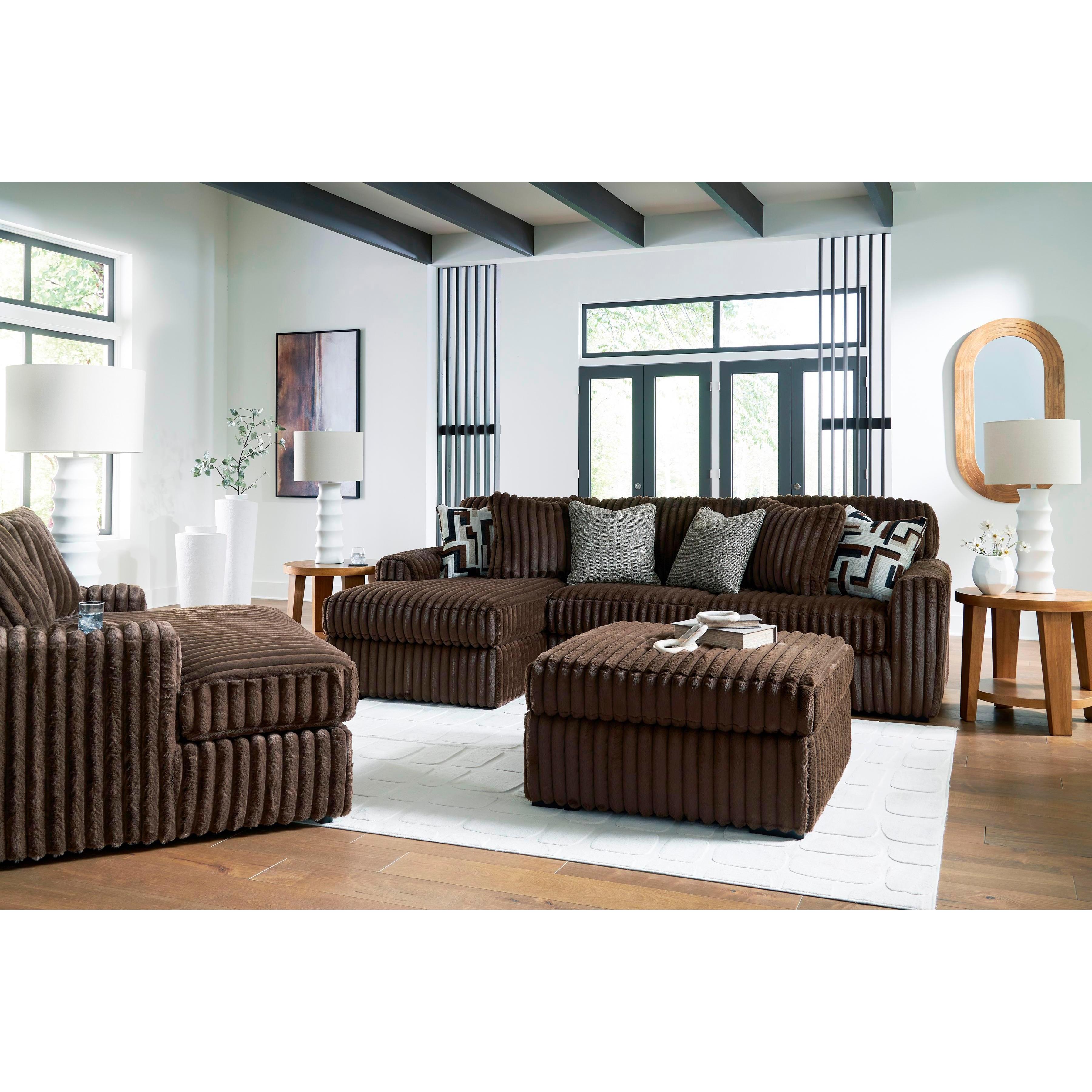 Signature Design by Ashley Midnight-Madness 98104S1 2 pc Sectional Sofa with Chaise IMAGE 9