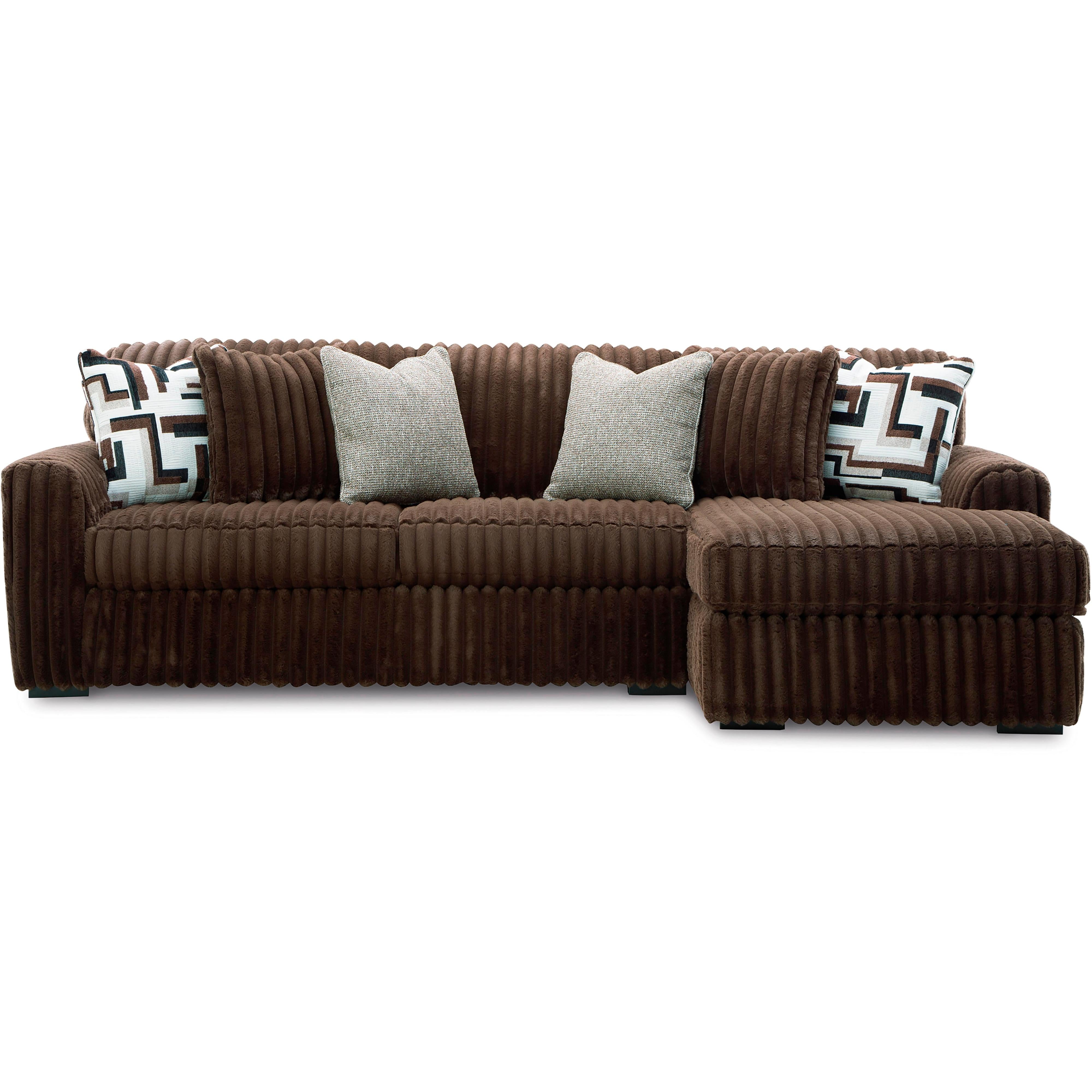 Signature Design by Ashley Midnight-Madness 98104S2 2 pc Sectional Sofa with Chaise IMAGE 2