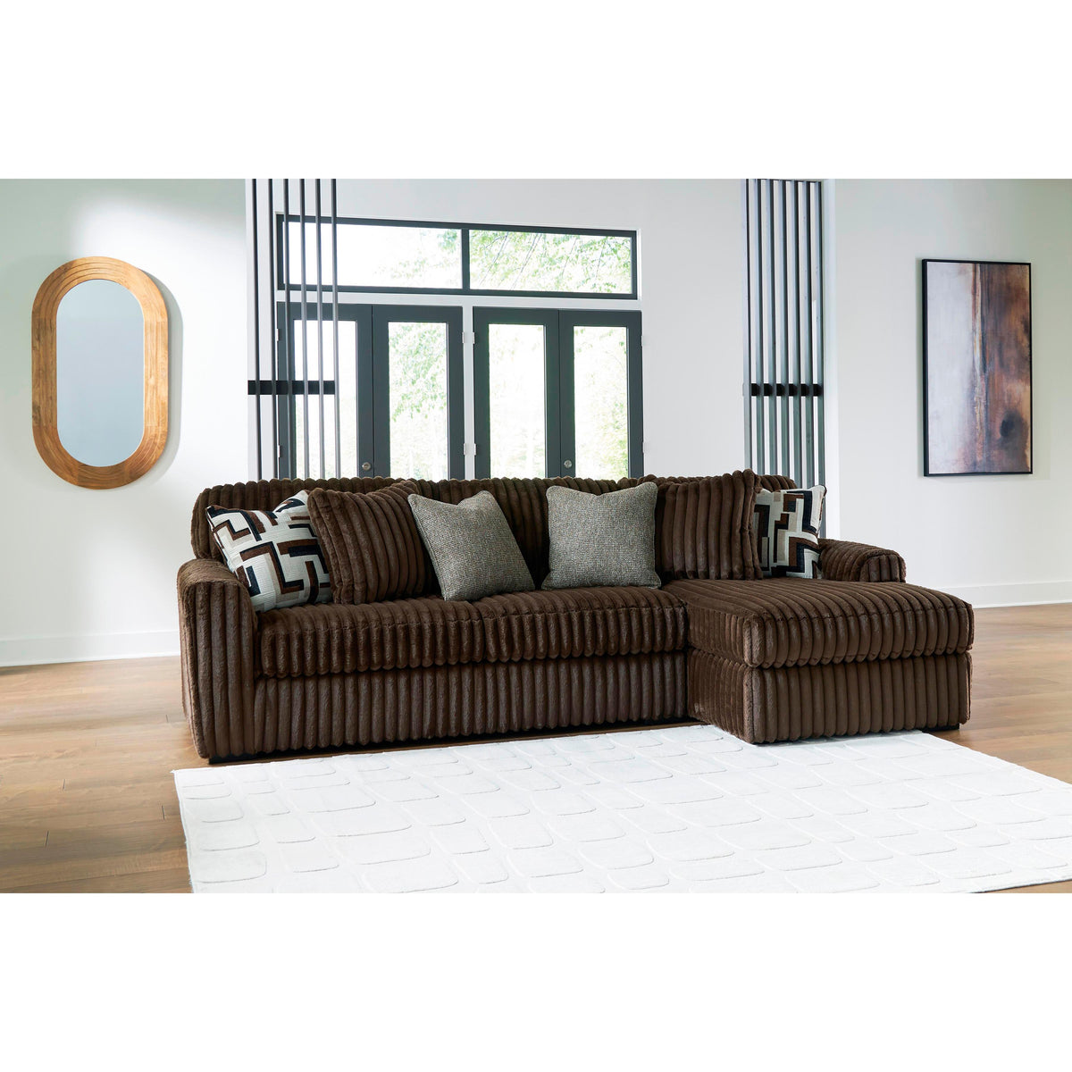 Signature Design by Ashley Midnight-Madness 98104S2 2 pc Sectional Sofa with Chaise IMAGE 7
