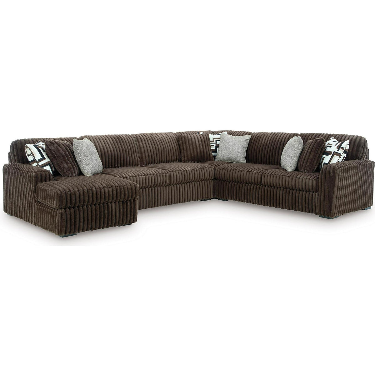 Signature Design by Ashley Midnight-Madness 98104S4 4 pc Sectional with Chaise IMAGE 1