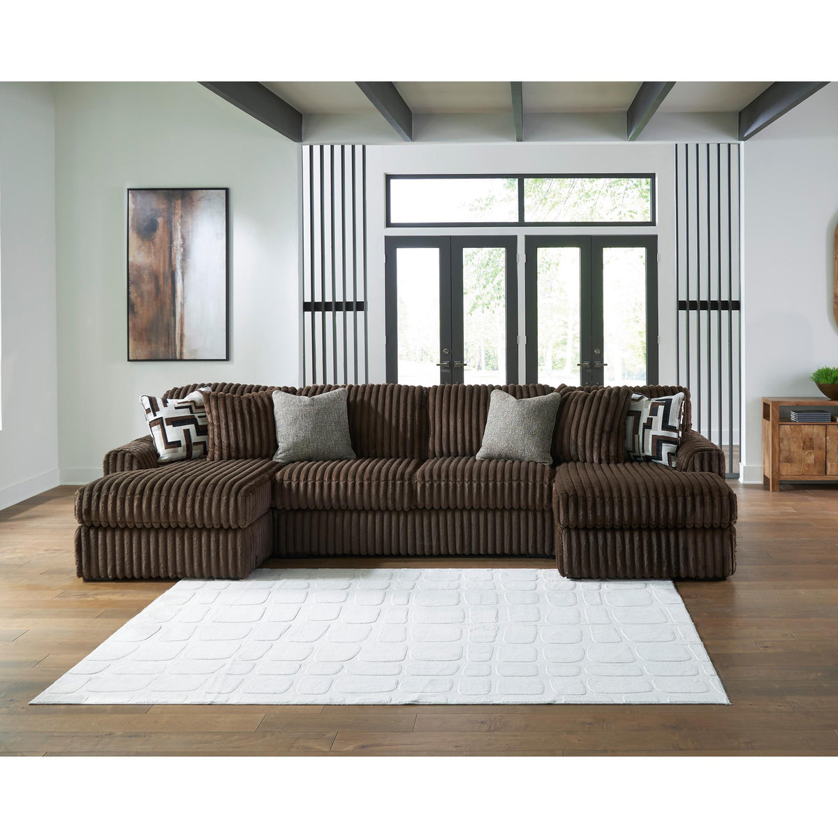 Signature Design by Ashley Midnight-Madness 98104S5 3 pc Sectional with Chaise IMAGE 3