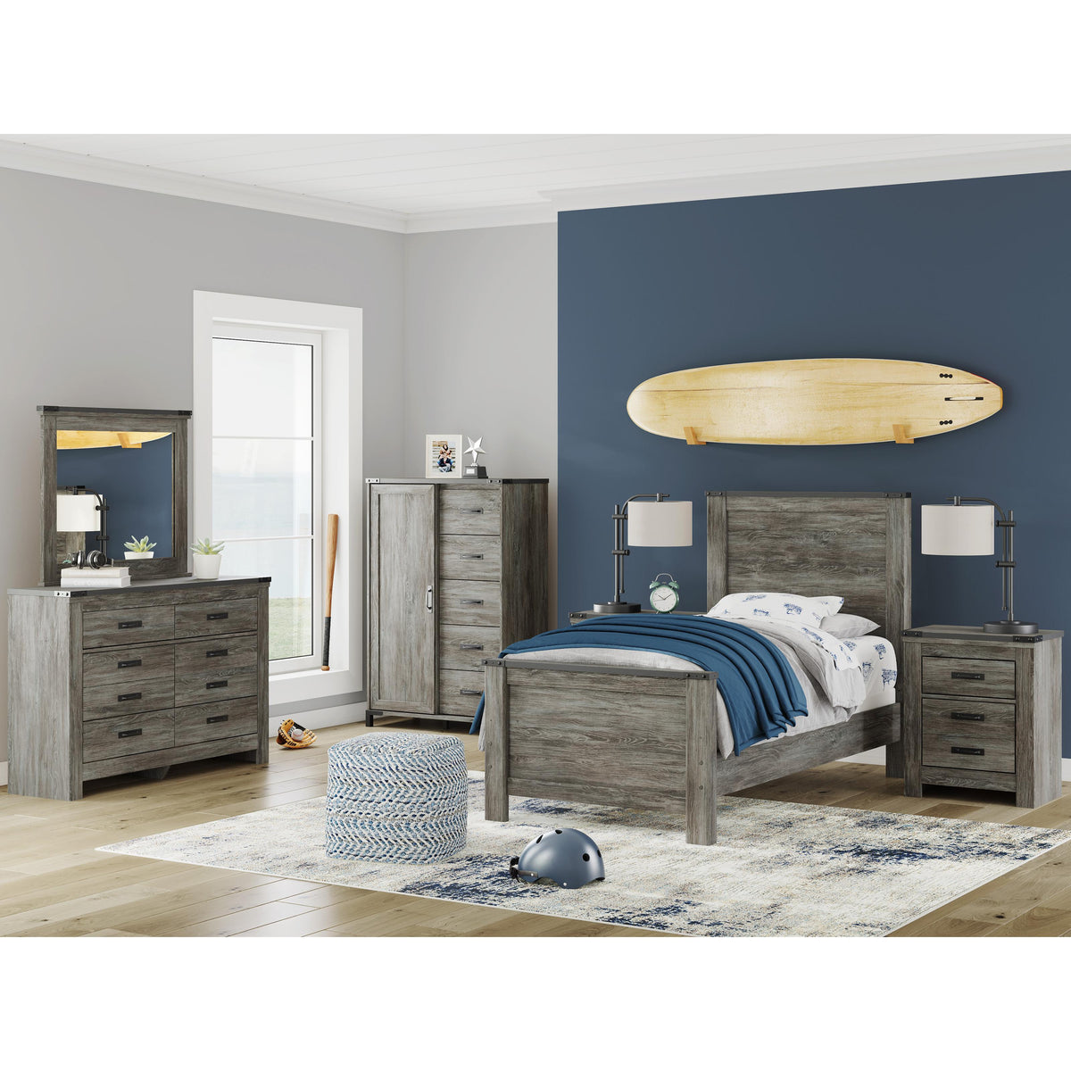 Signature Design by Ashley Frandern B4480-26 Bedroom Mirror IMAGE 7