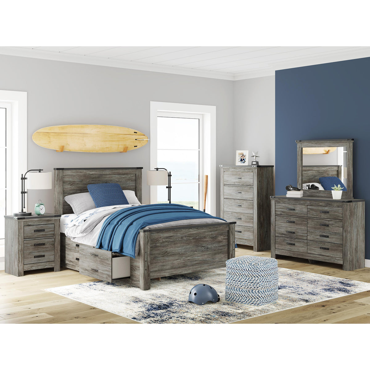 Signature Design by Ashley Frandern B4480-46 Five Drawer Chest IMAGE 10