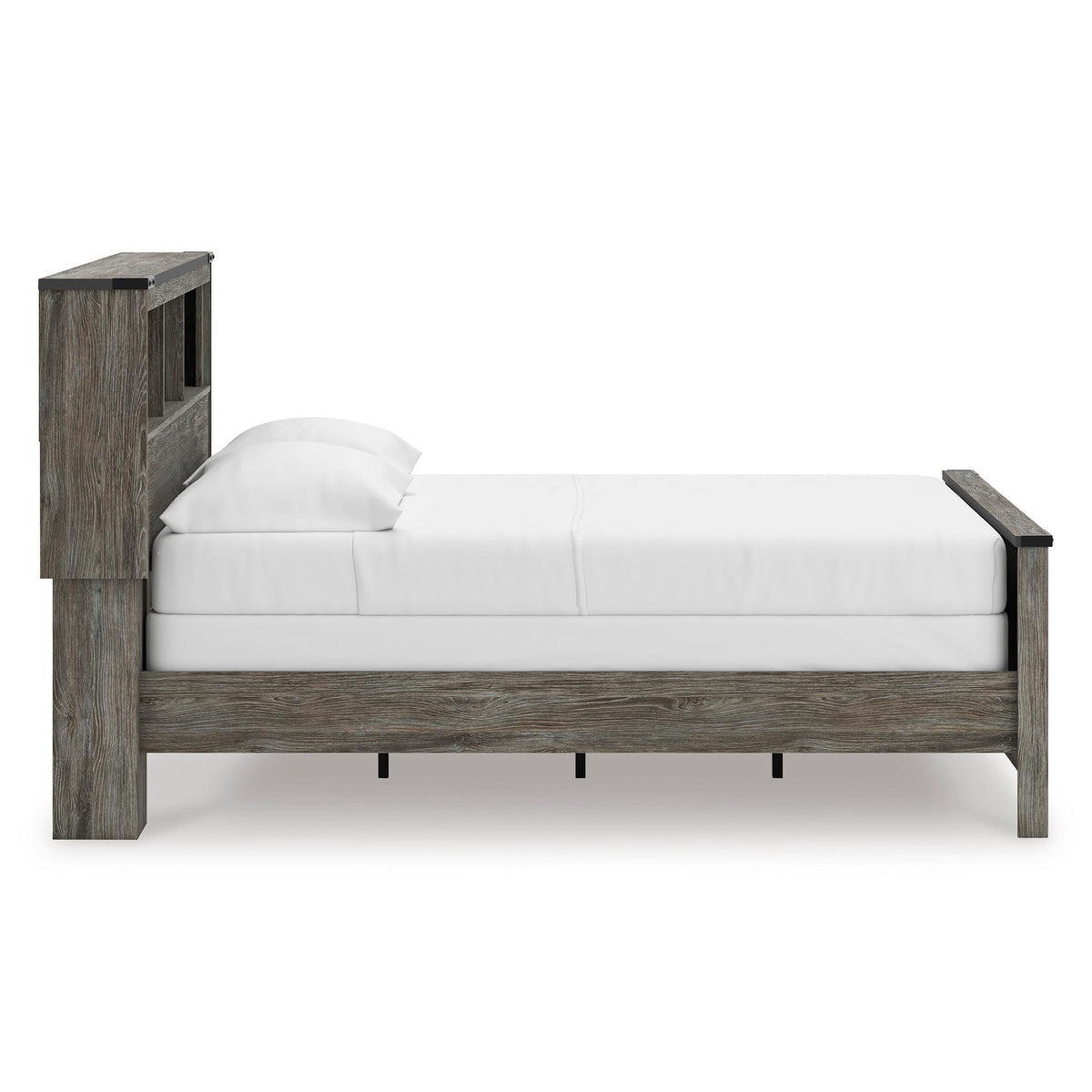 Signature Design by Ashley Frandern B4480B3 Full Bookcase Panel Bed IMAGE 3
