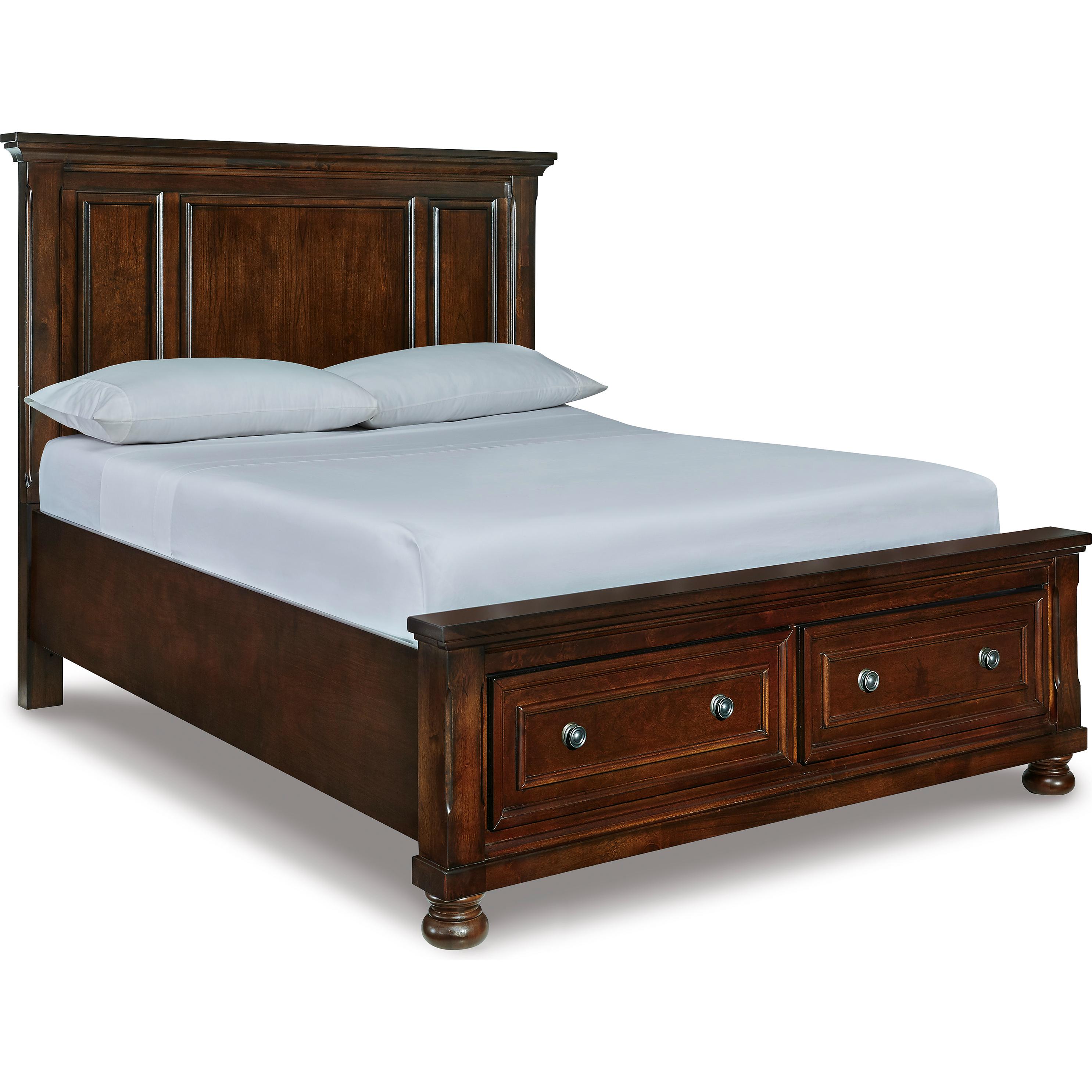 Millennium Porter B697B42 Queen Panel Storage Bed IMAGE 1