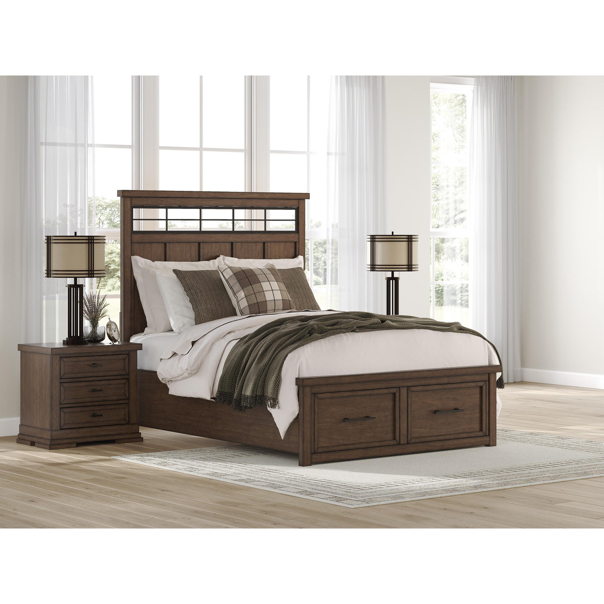 Signature Design by Ashley Taffenbrook B849B2 Queen Panel Storage Bed IMAGE 7